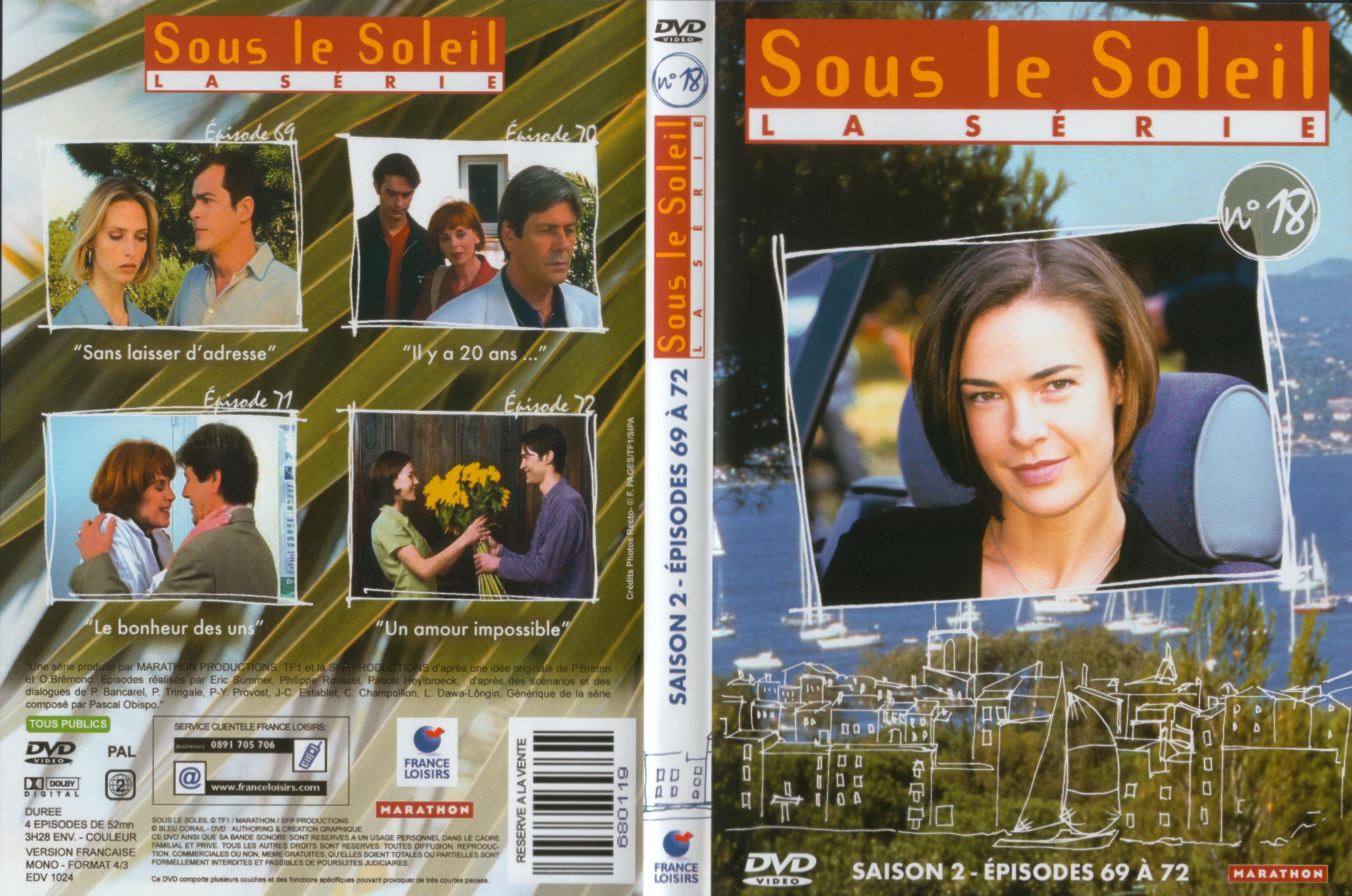 Jaquette DVD Sous le soleil saison 2 vol 18