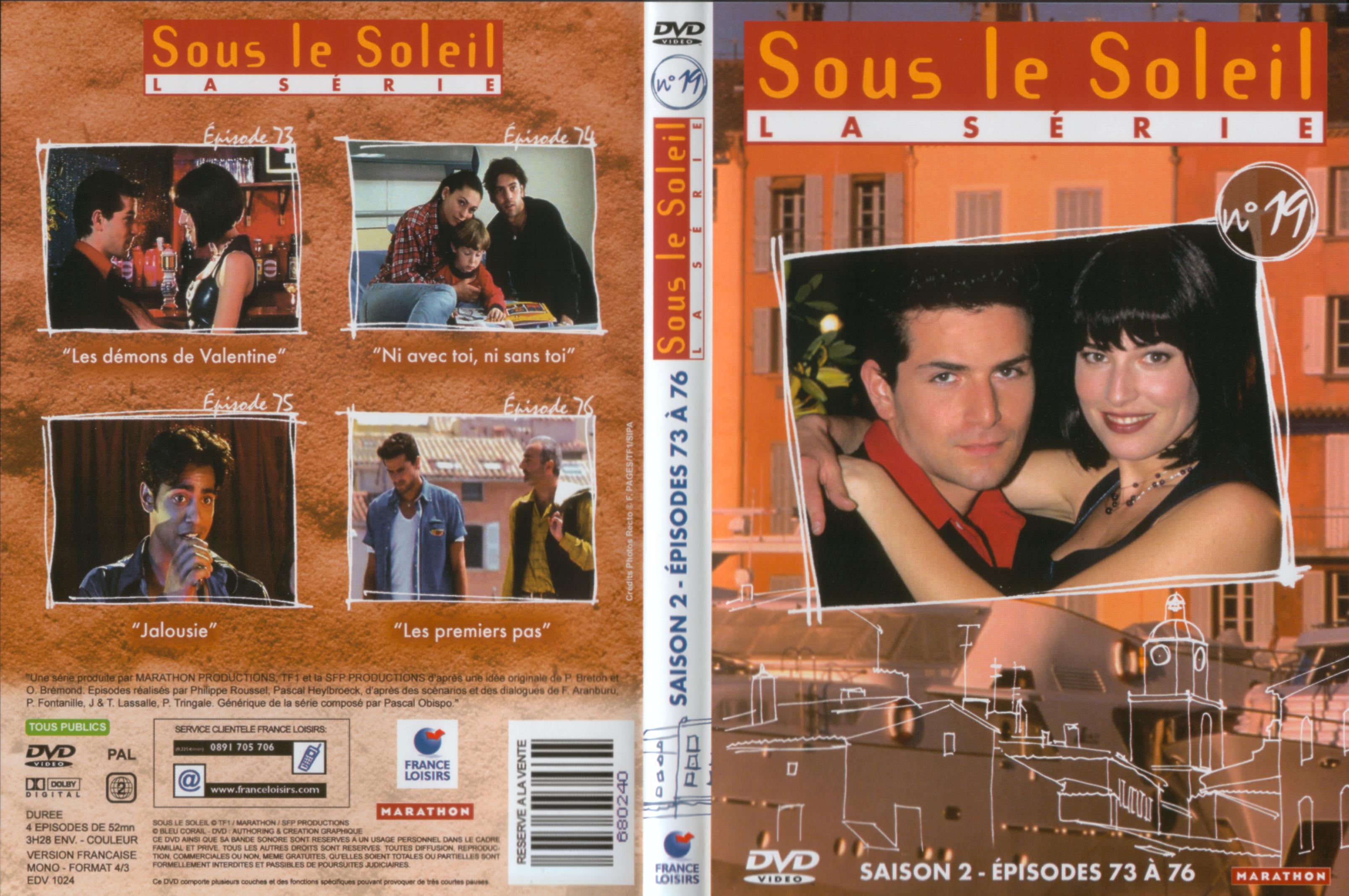 Jaquette DVD Sous le soleil saison 2 vol 19