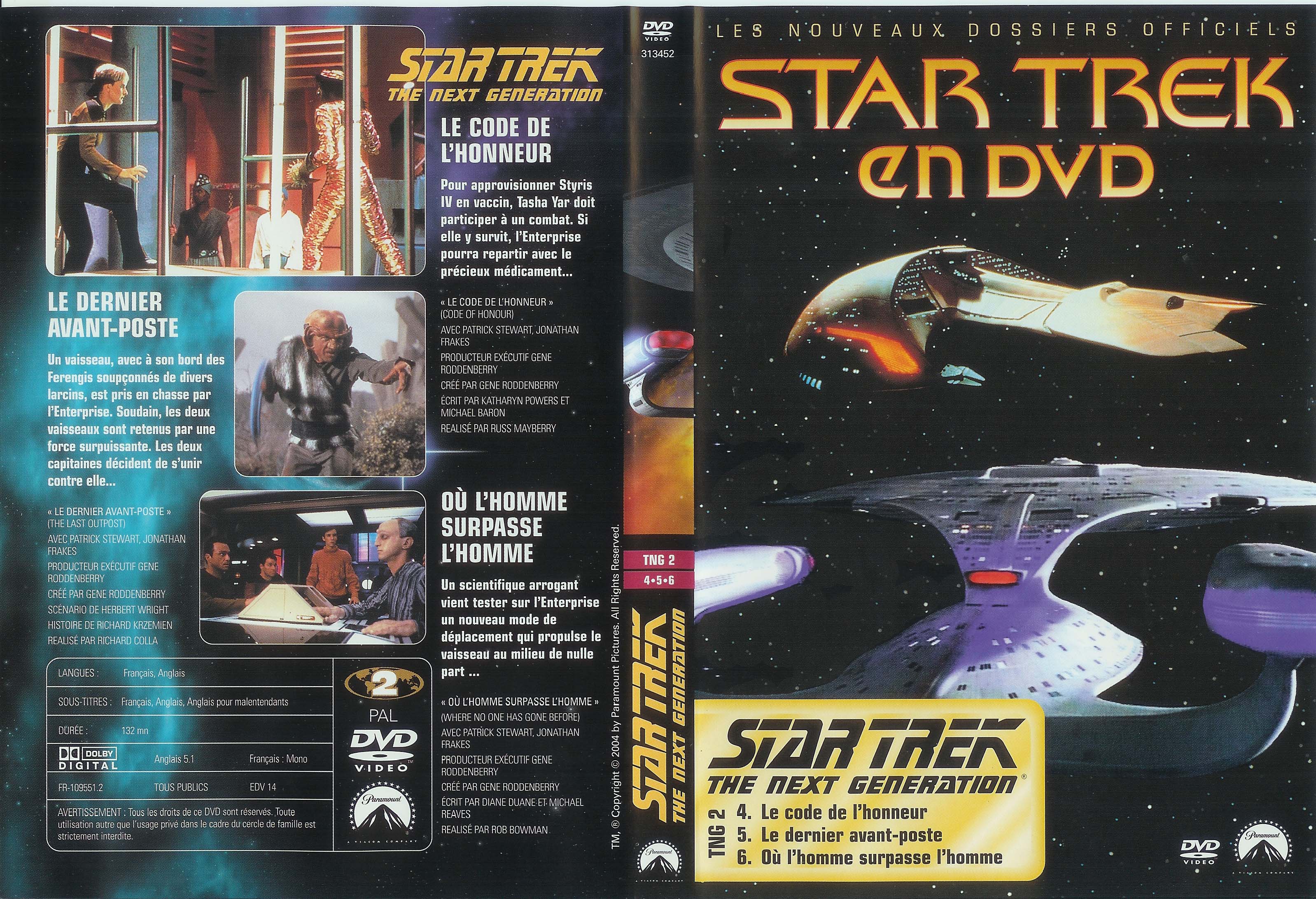 Jaquette DVD Star trek The next generation vol 02