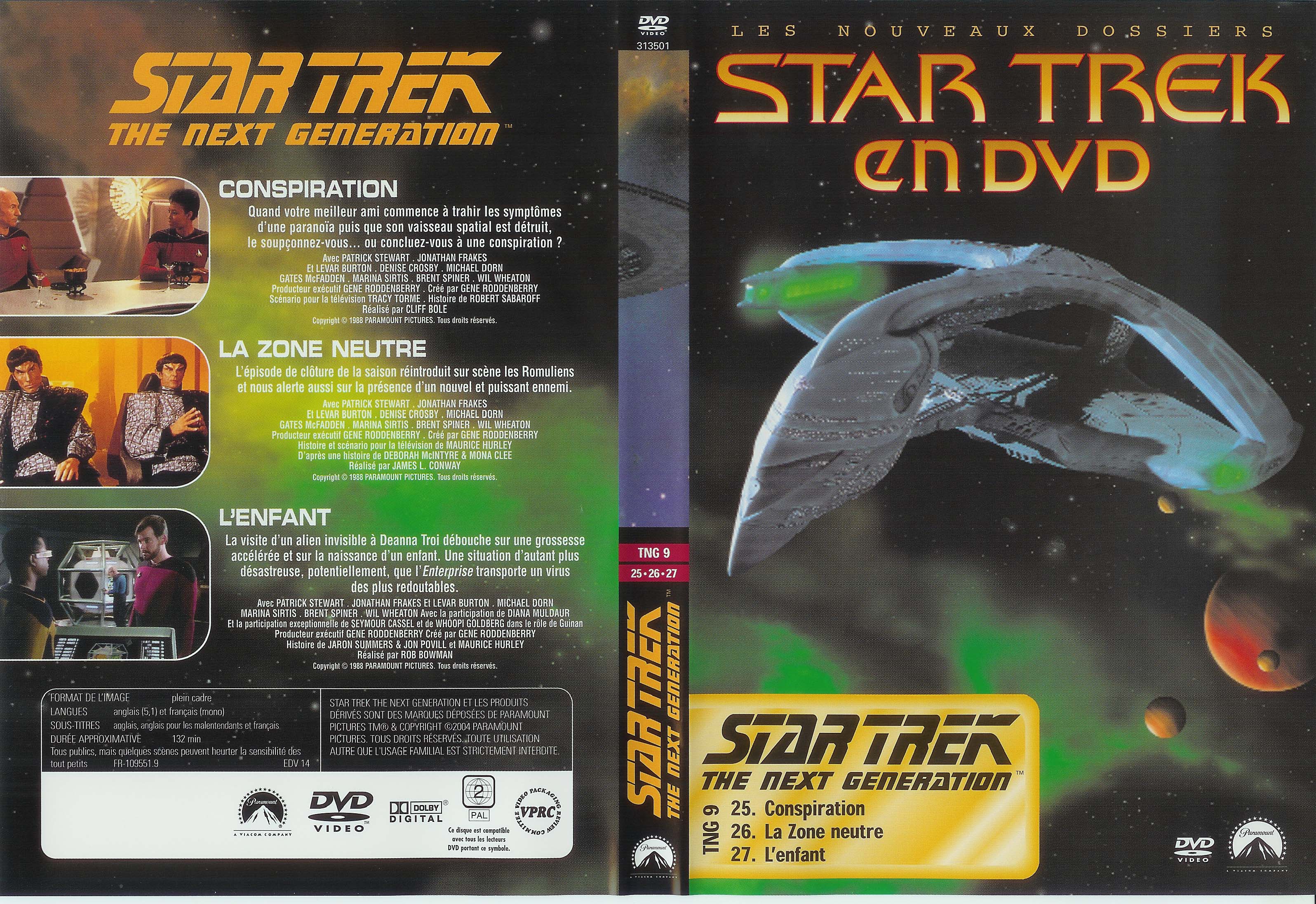 Jaquette DVD Star trek The next generation vol 09