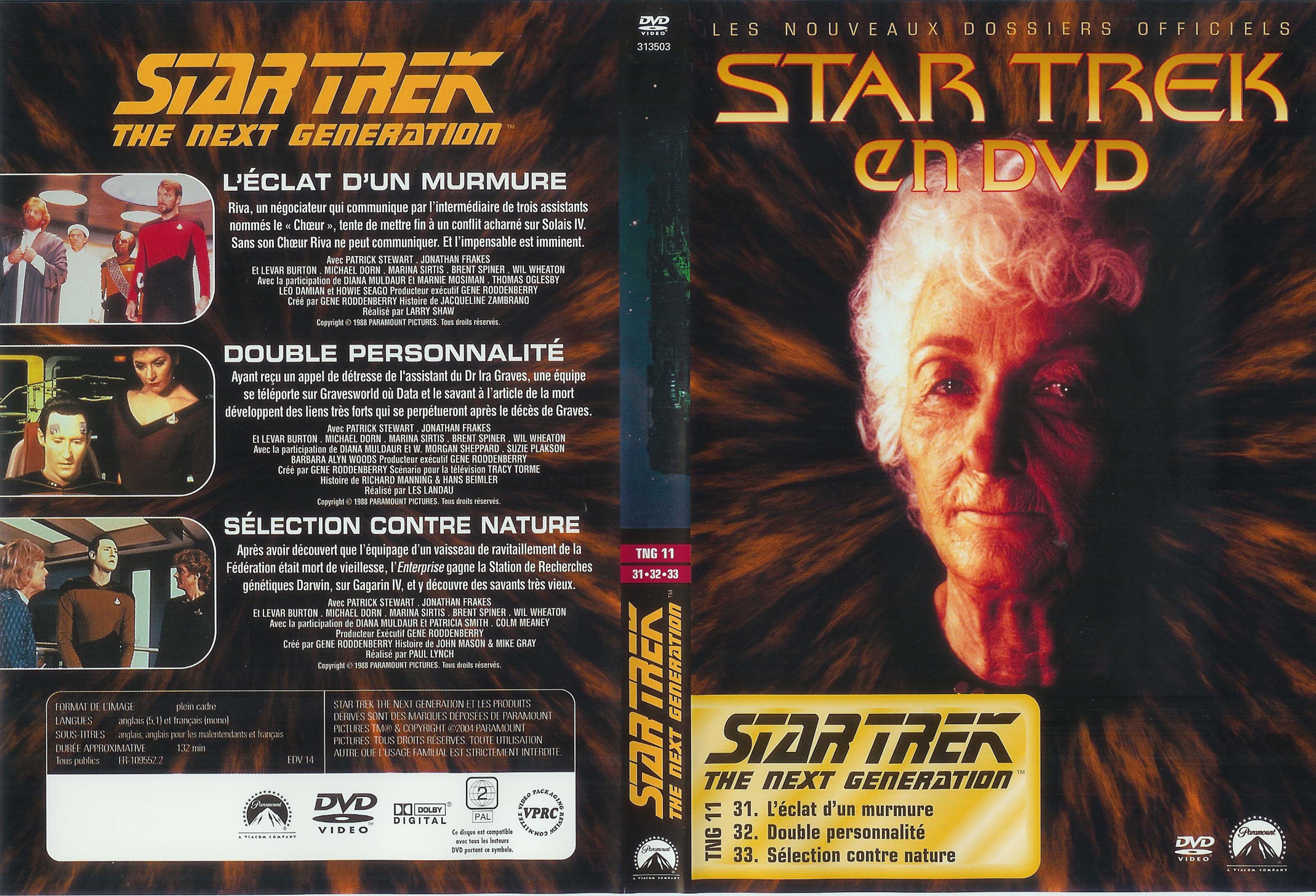 Jaquette DVD Star trek The next generation vol 11