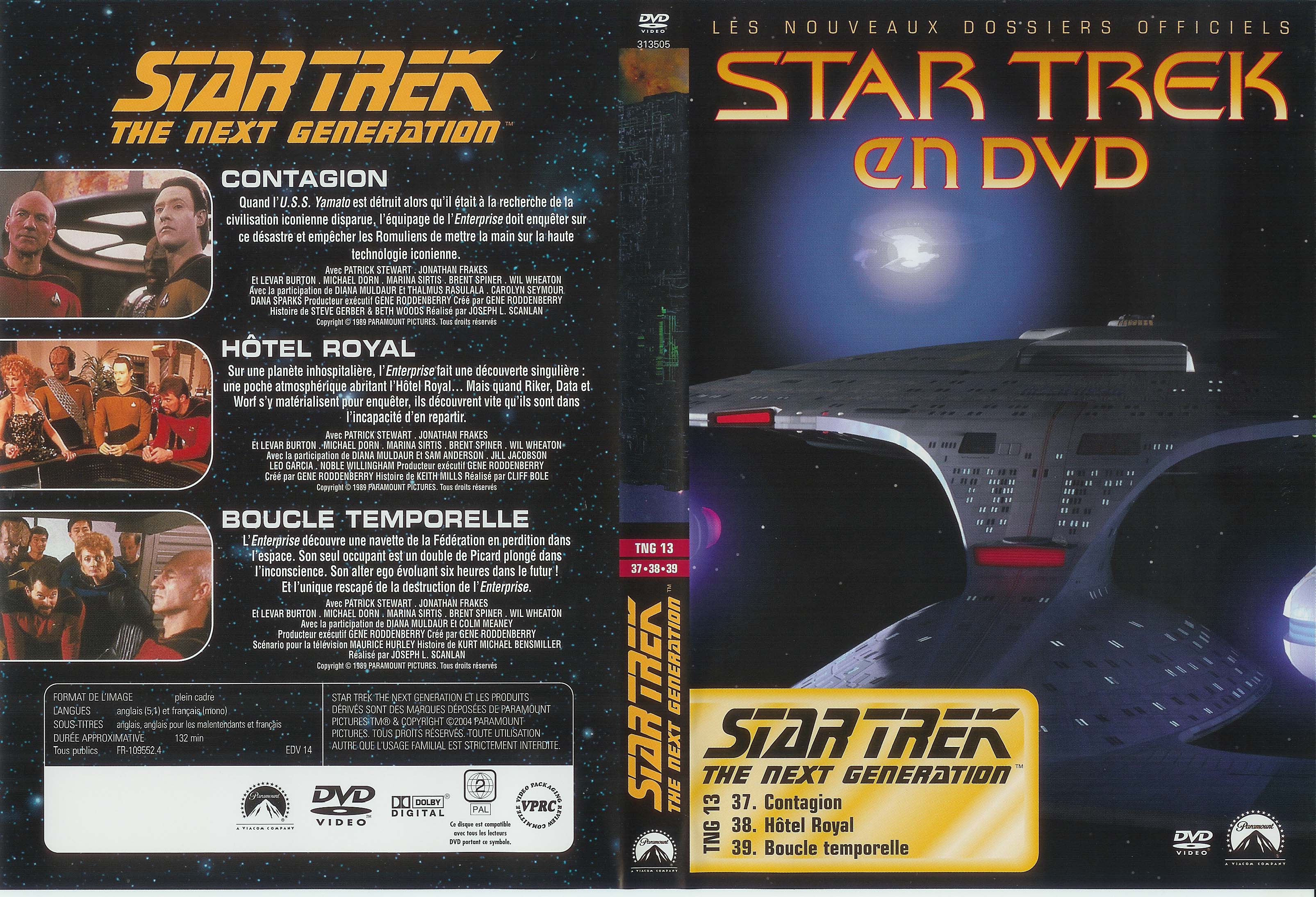 Jaquette DVD Star trek The next generation vol 13