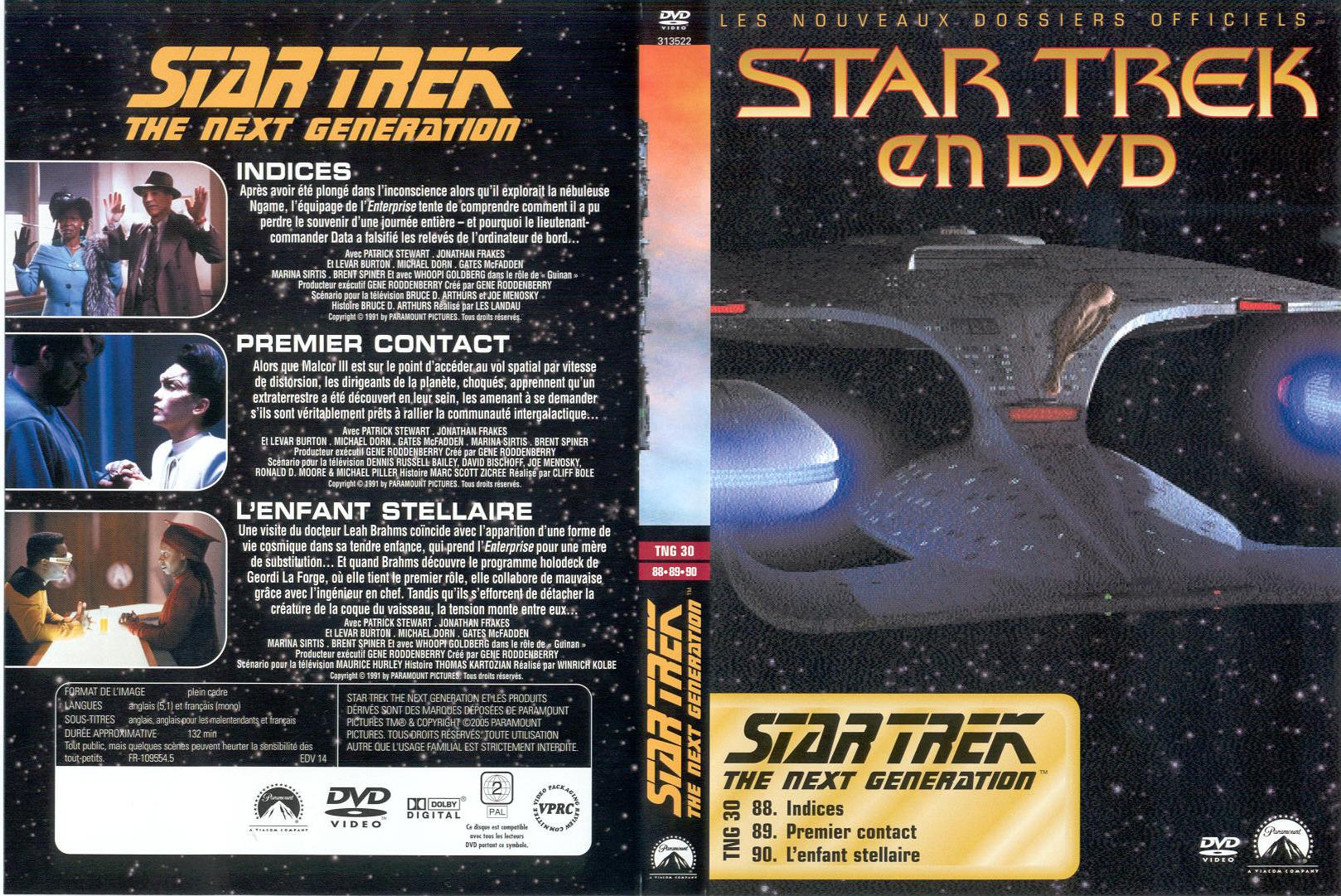 Jaquette DVD Star trek The next generation vol 30