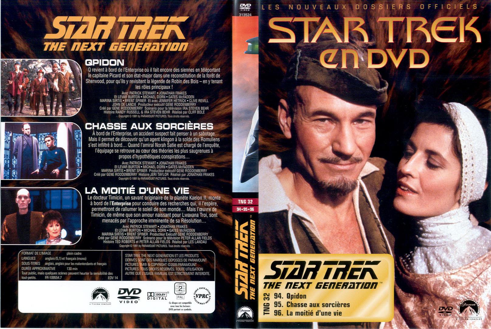 Jaquette DVD Star trek The next generation vol 32