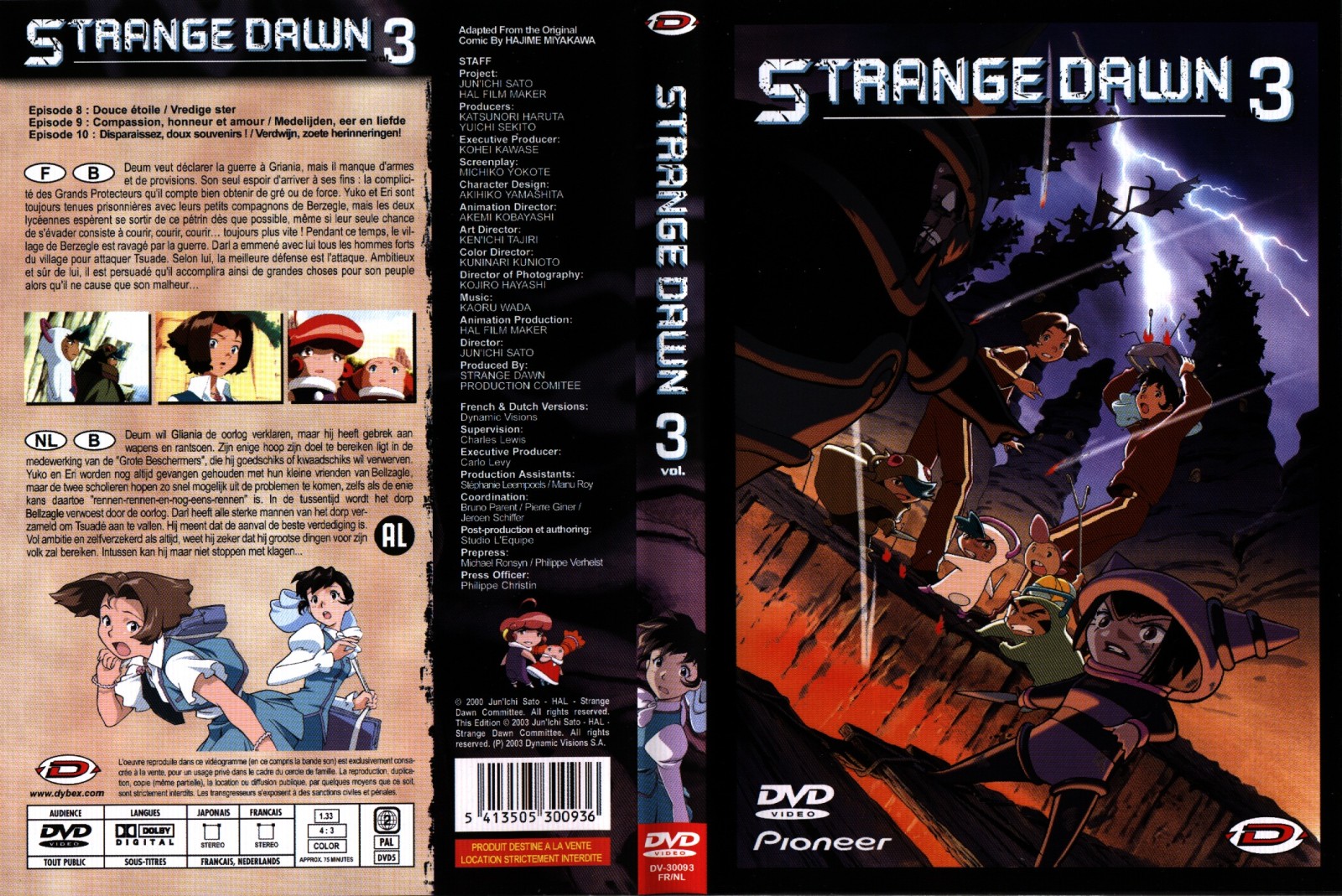 Jaquette DVD Strange dawn vol 3
