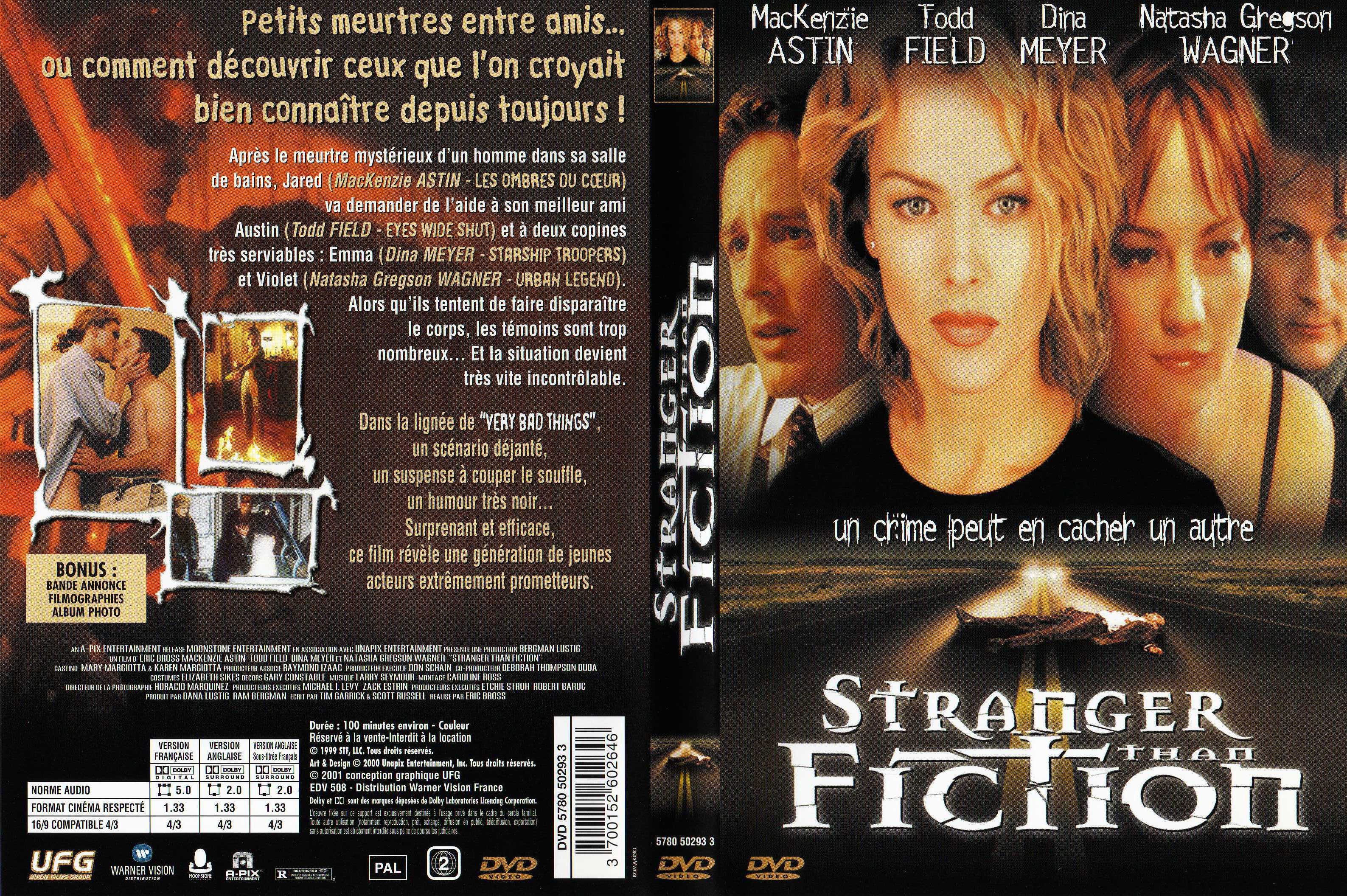 Jaquette DVD Stranger than fiction
