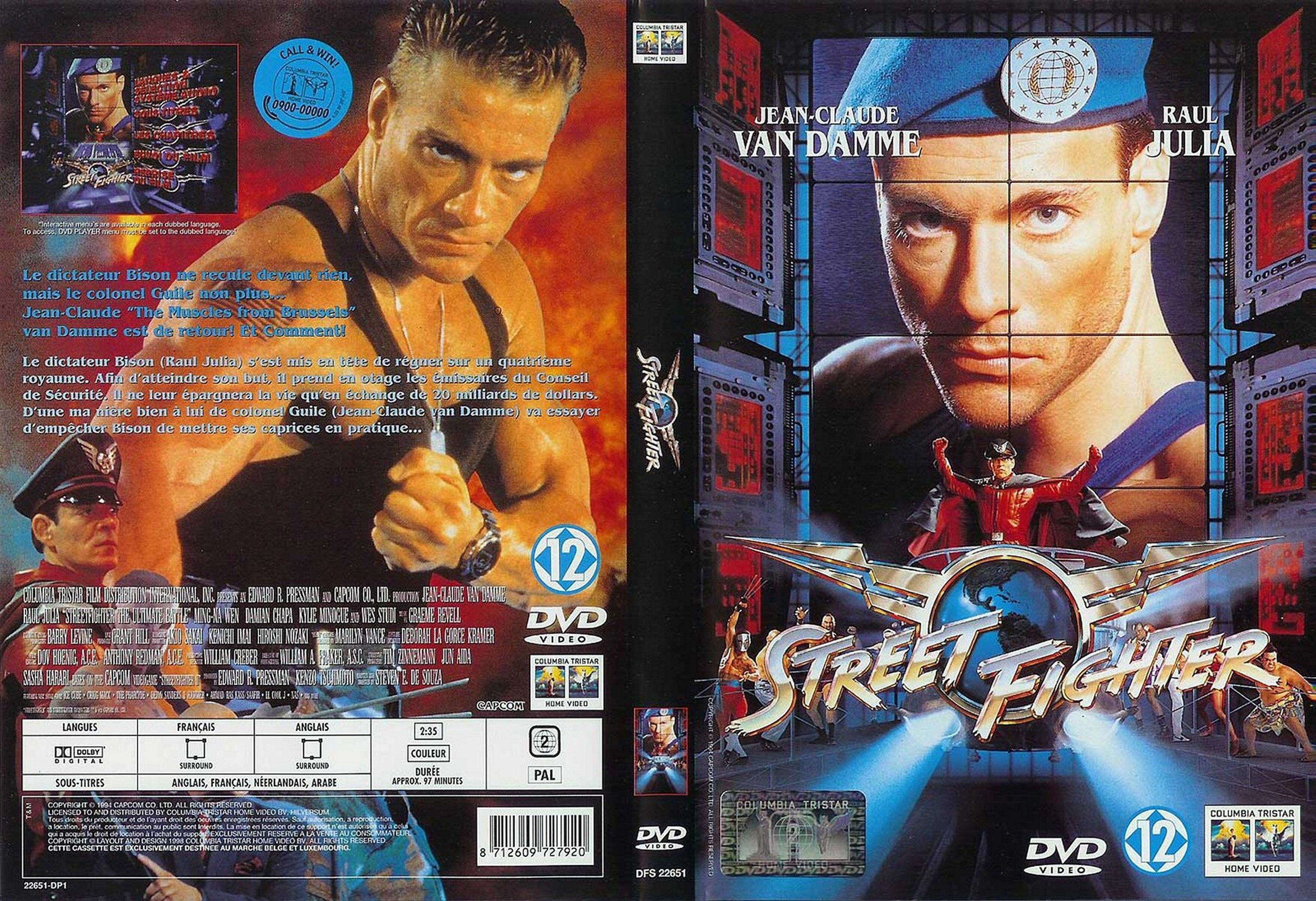 Jaquette DVD Street fighter