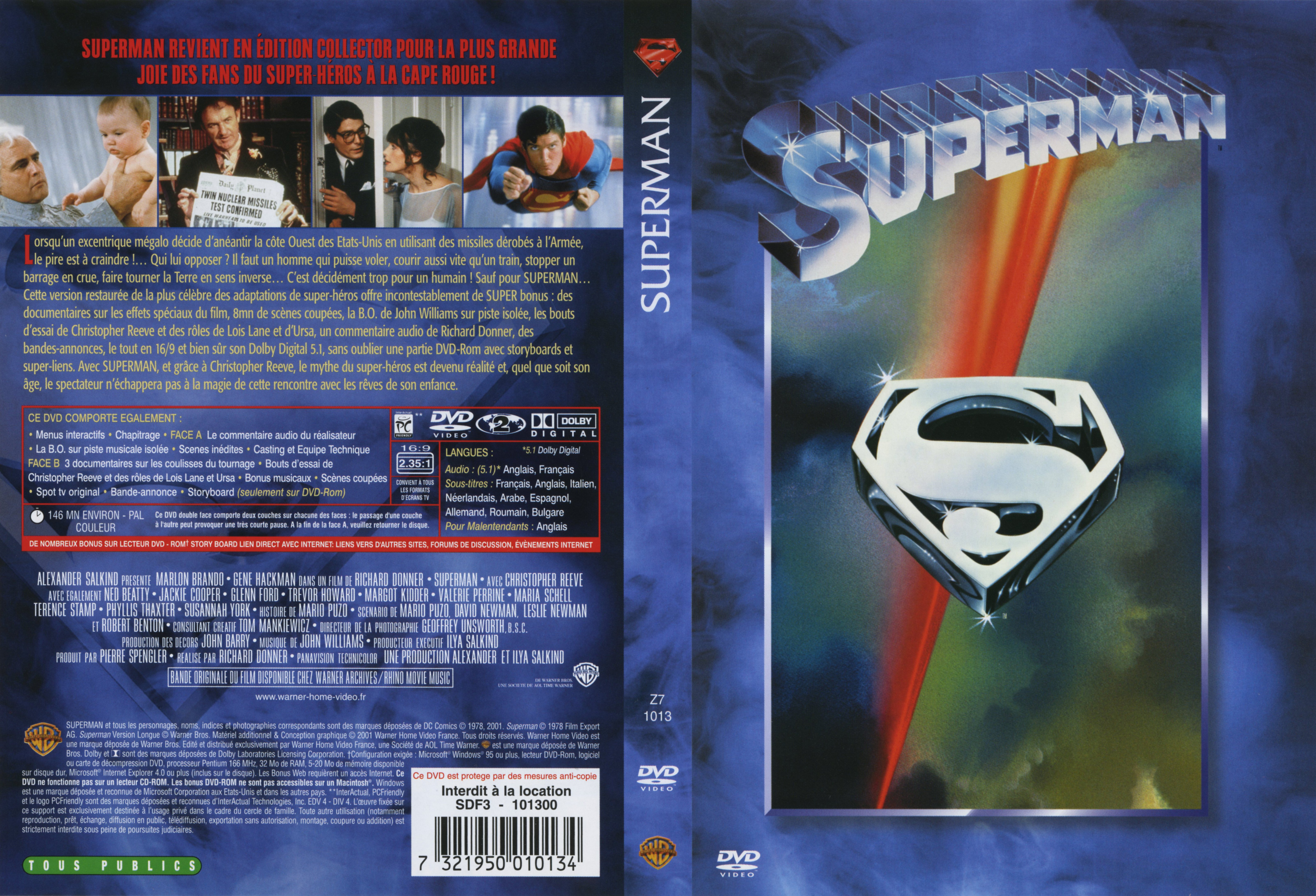 Jaquette DVD Superman