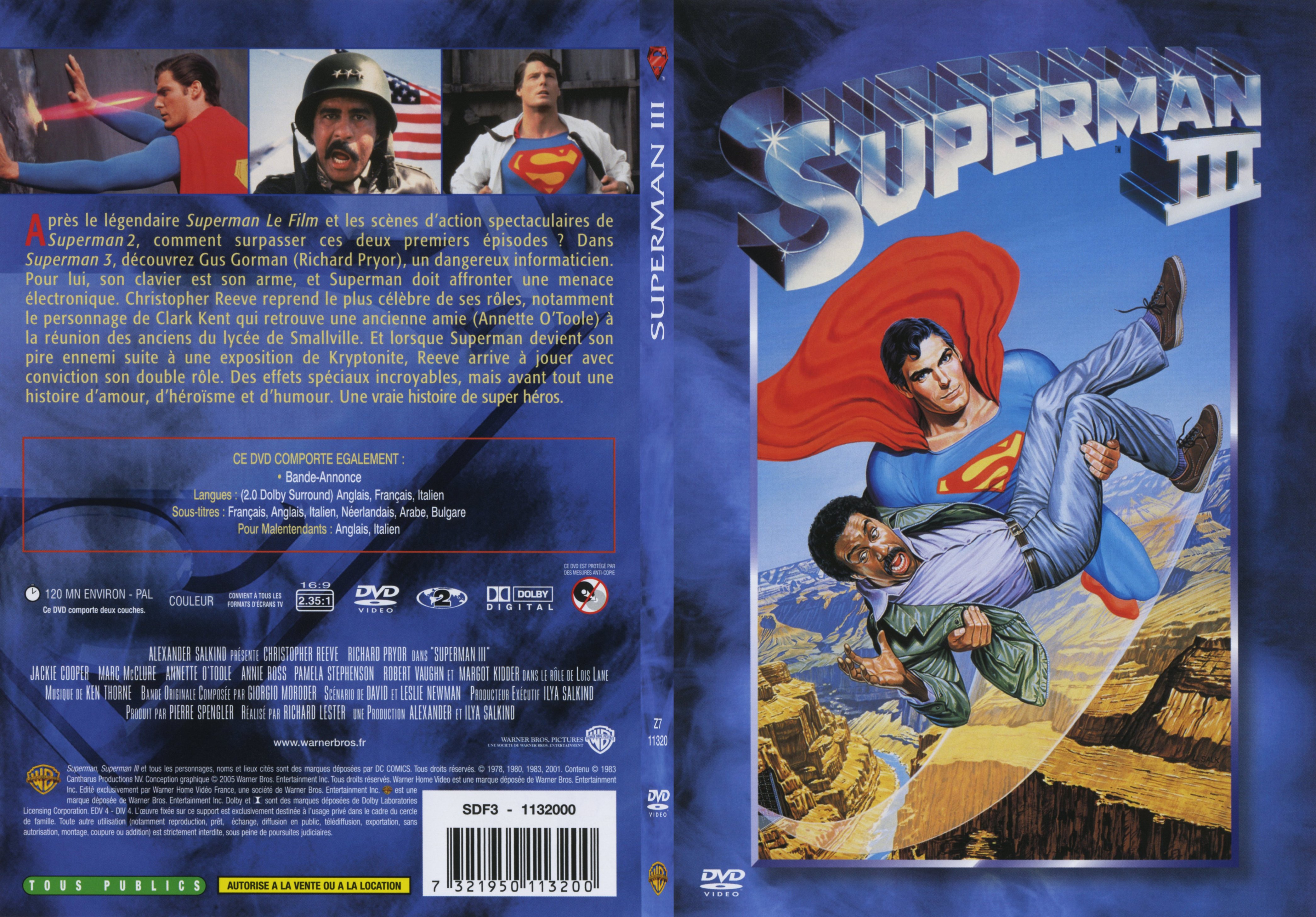 Jaquette DVD Superman 3 - SLIM