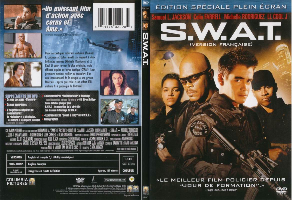 Jaquette DVD Swat - SLIM