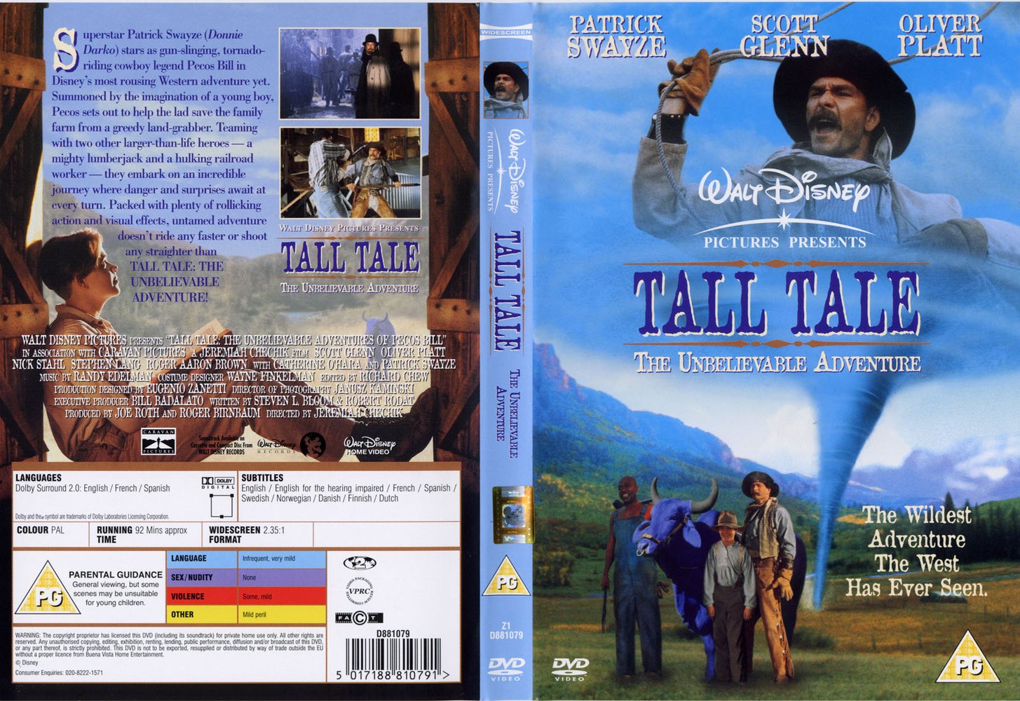 Jaquette DVD Tall tale Zone 1