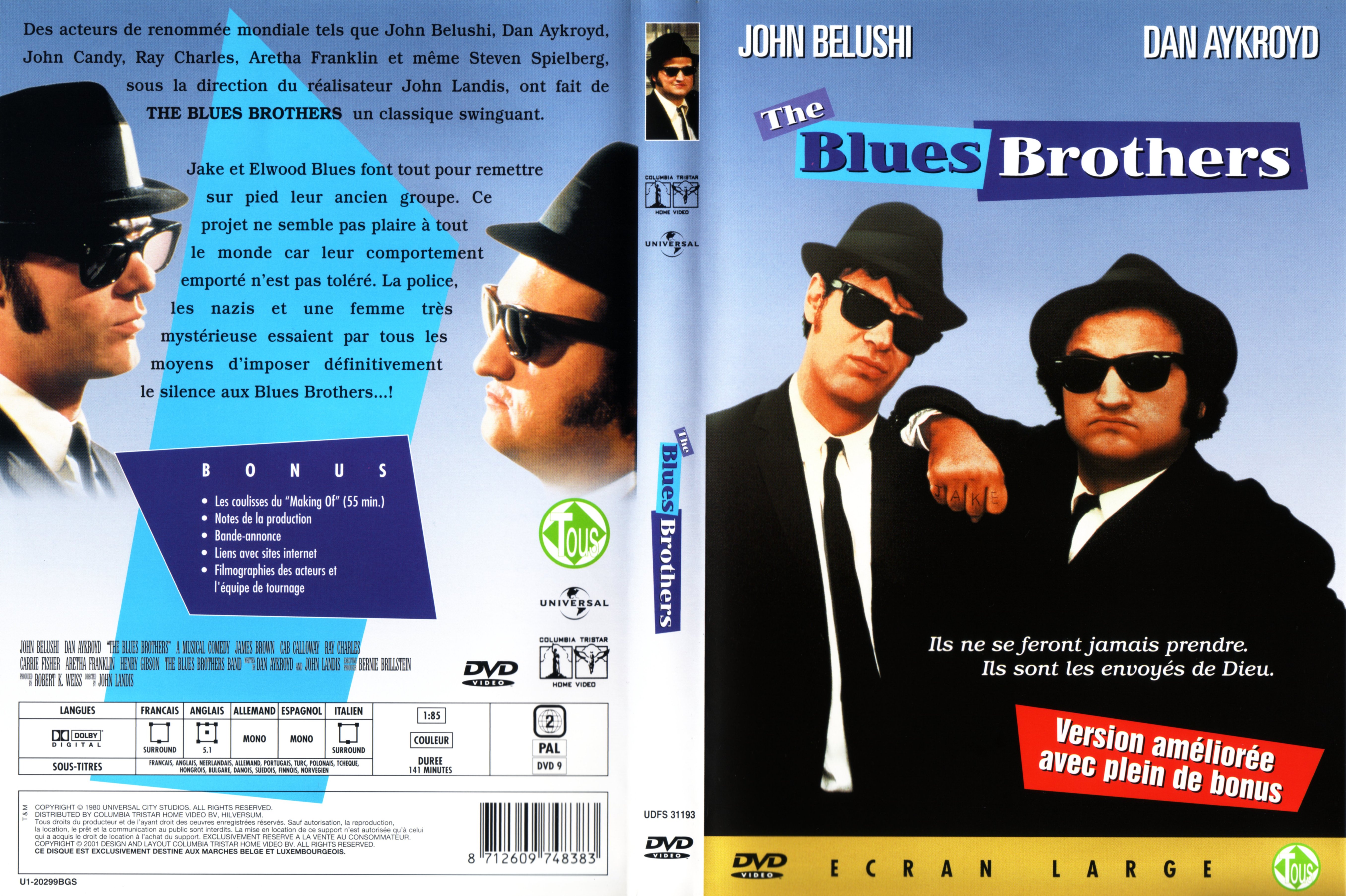 Jaquette DVD The Blues Brothers