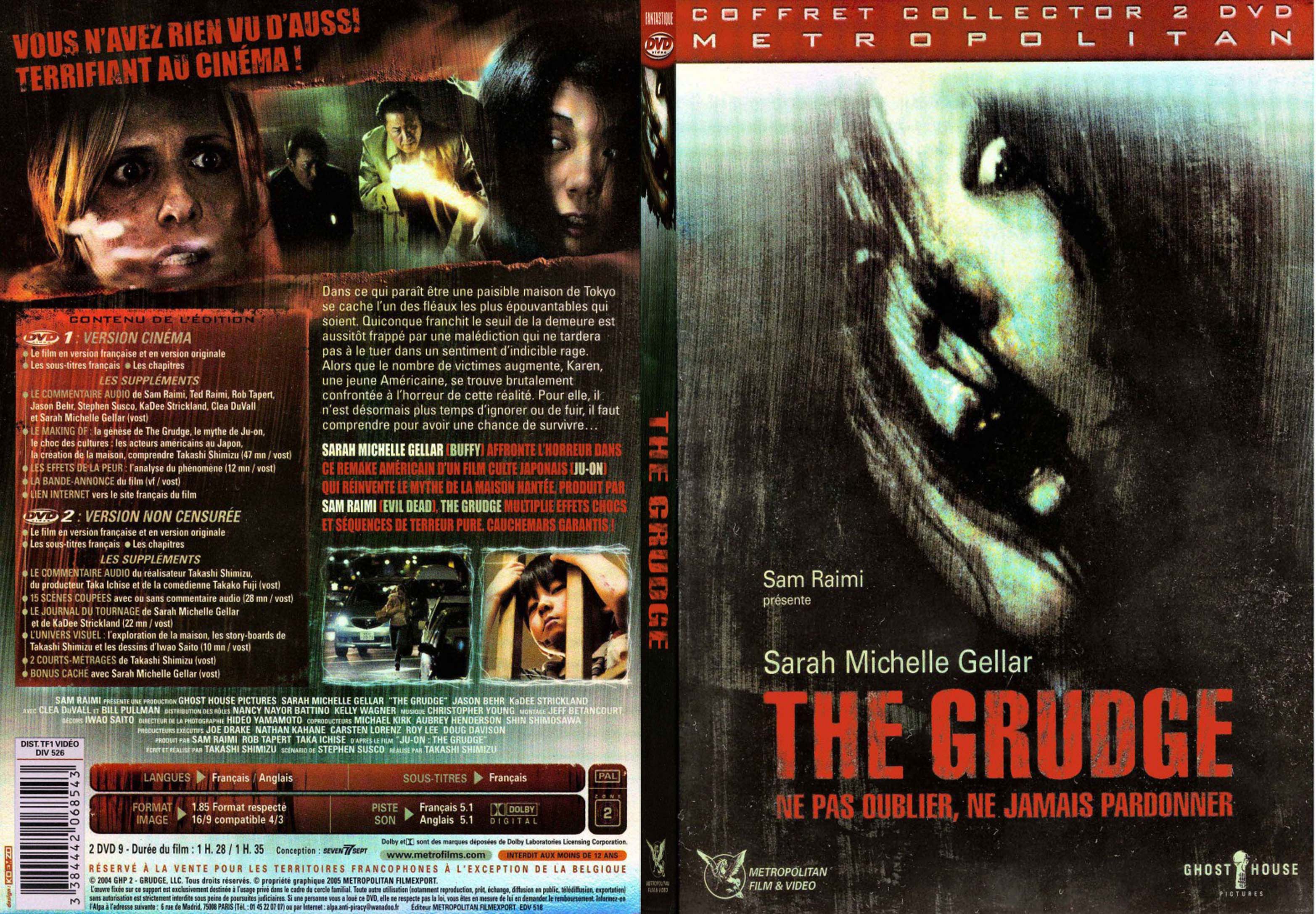 Jaquette DVD The Grudge - SLIM