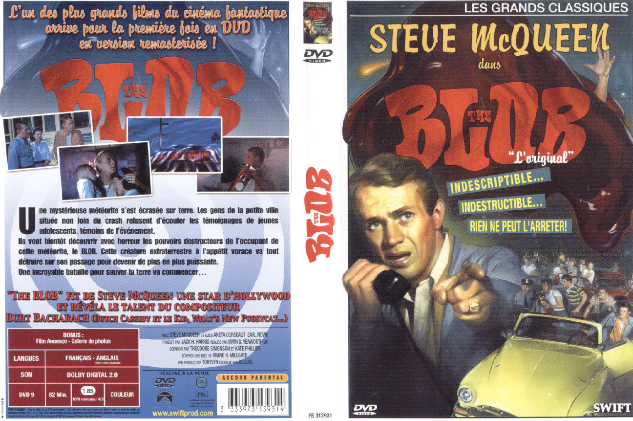 Jaquette DVD The blob (1958)