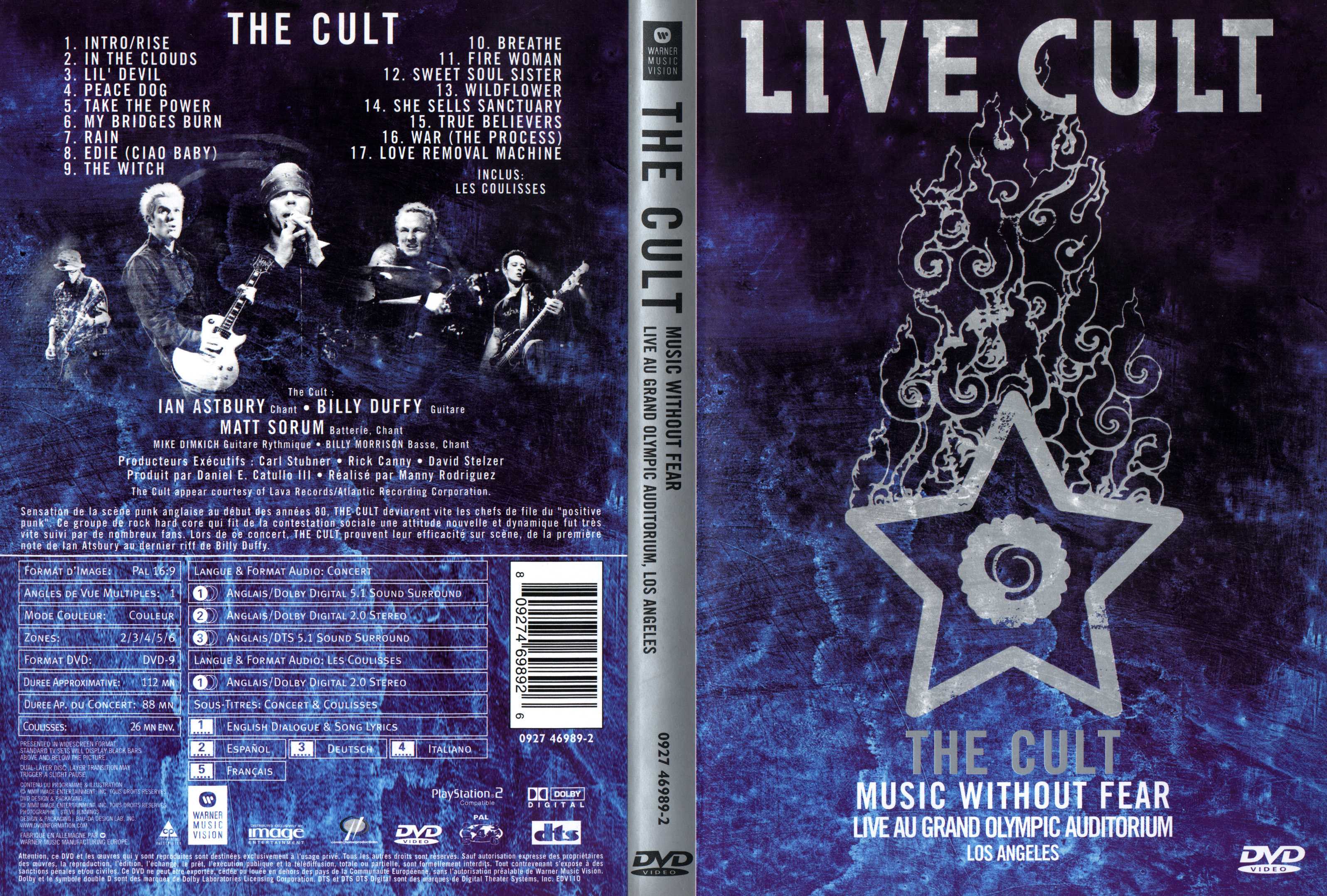 Jaquette DVD The cult live cult
