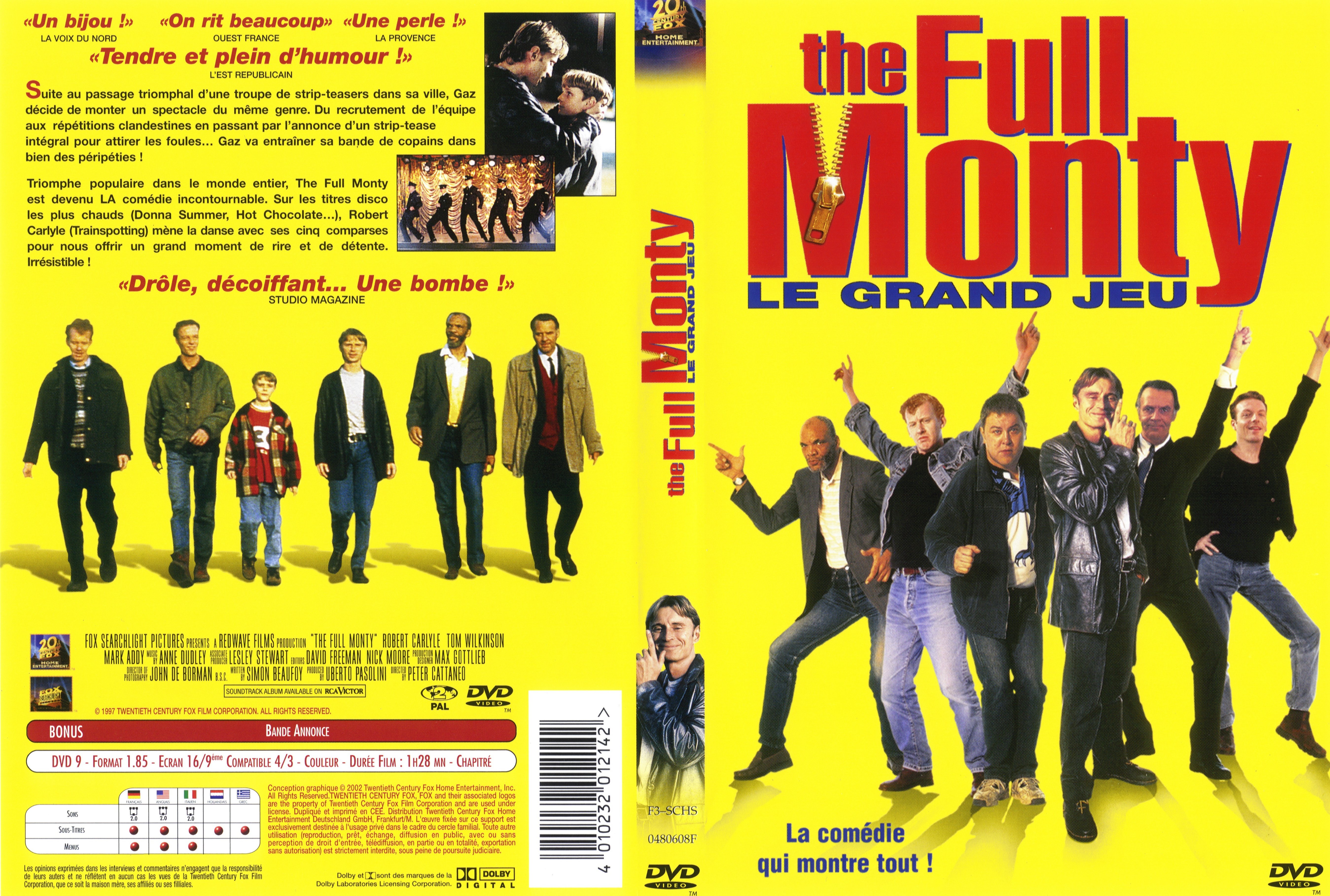 Jaquette DVD The full monty