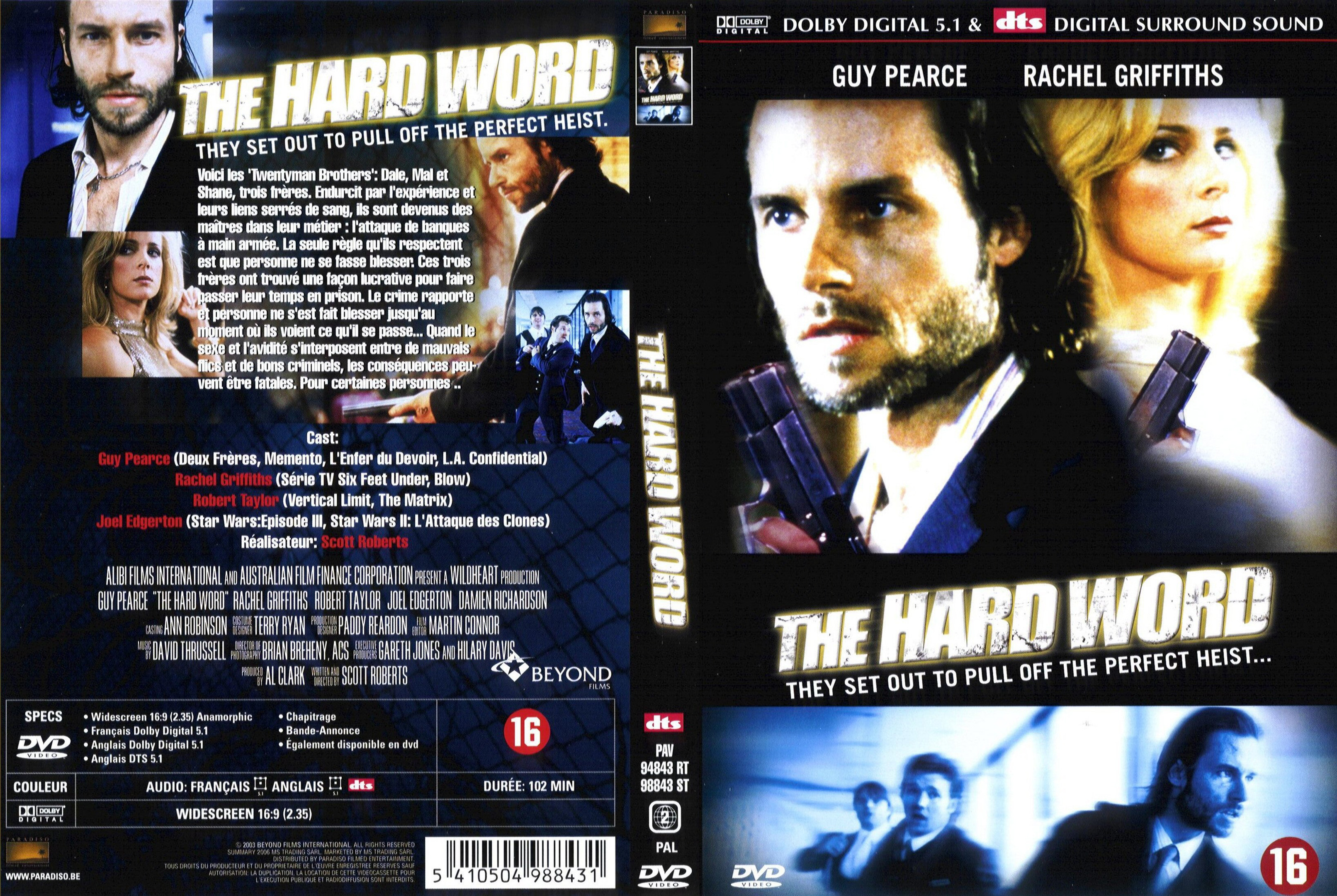 Jaquette DVD The hard word