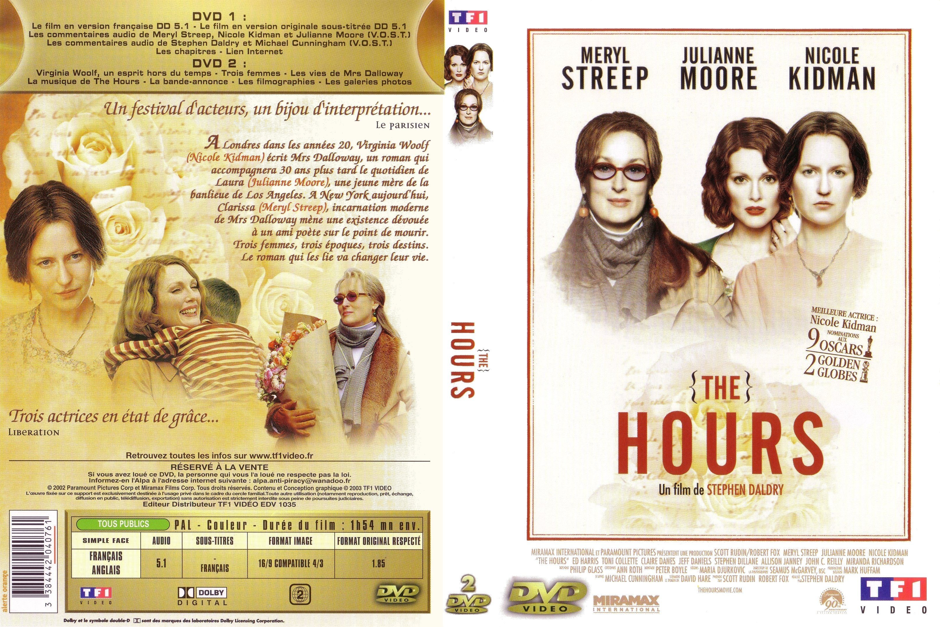 Jaquette DVD The hours v2