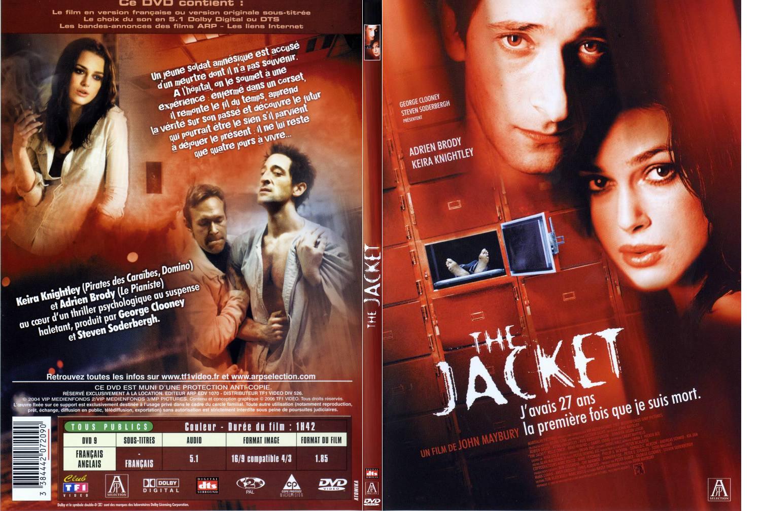 Jaquette DVD The jacket - SLIM