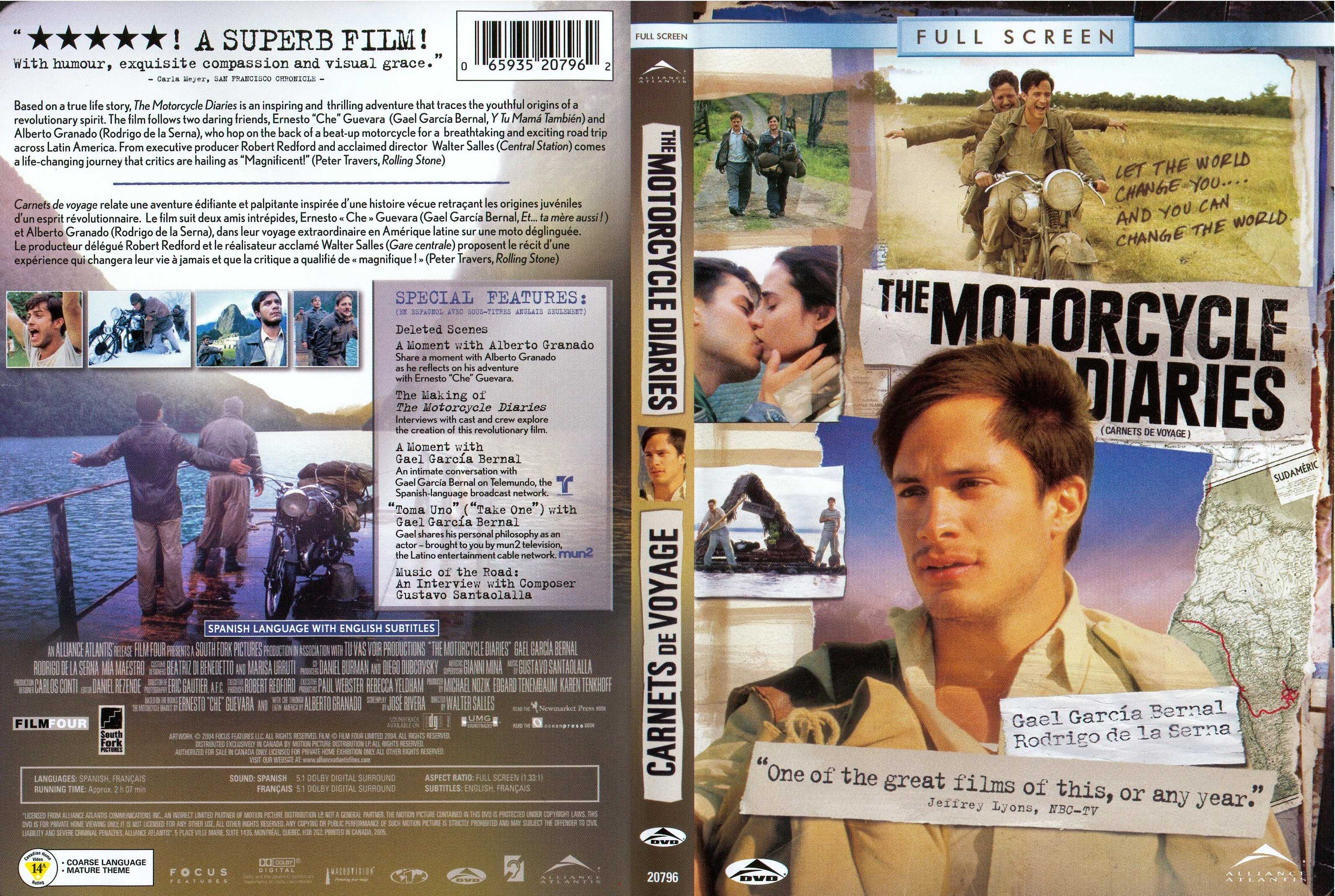Jaquette DVD The motorcycle diaries