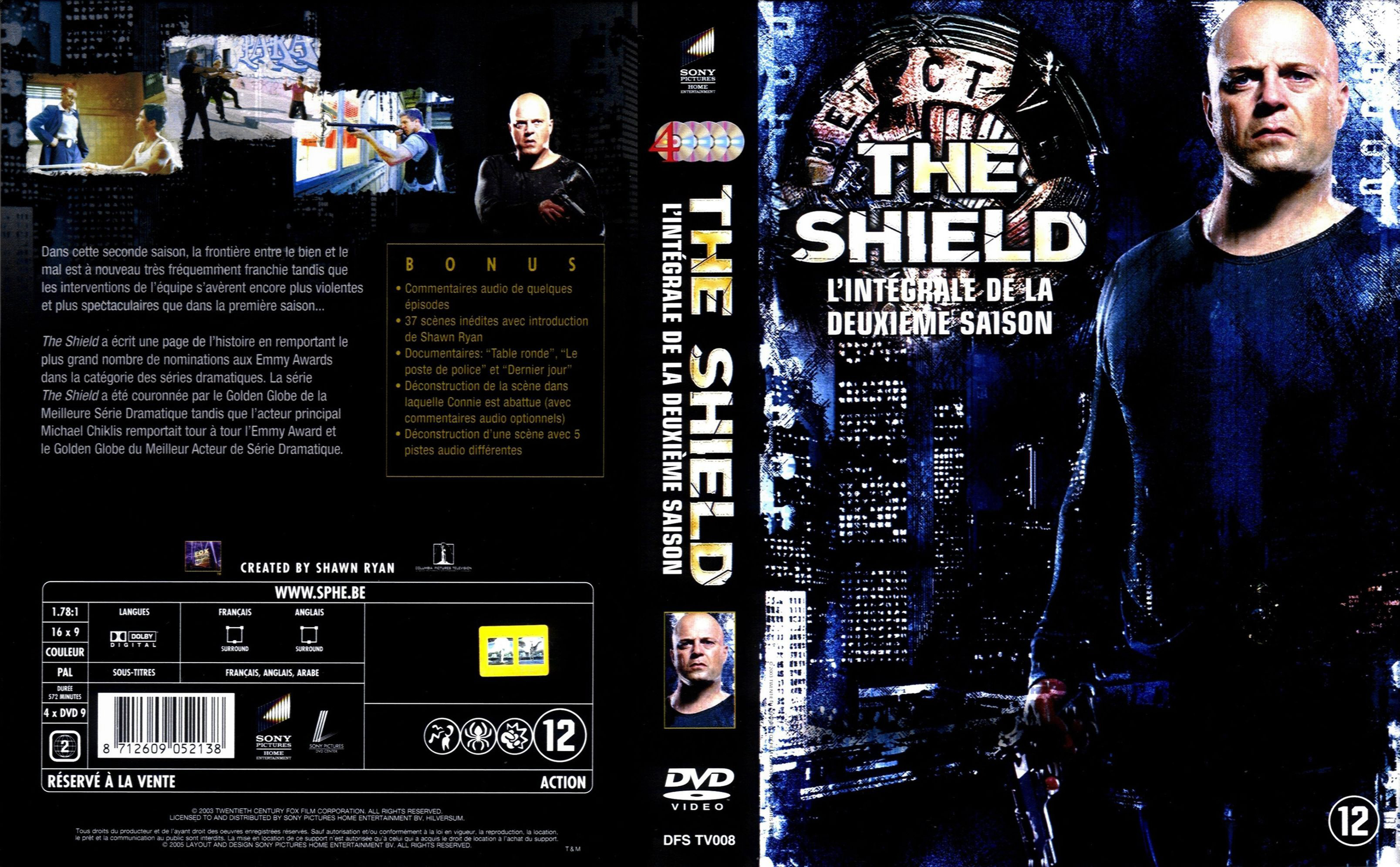 Jaquette DVD The shield Saison 2 COFFRET