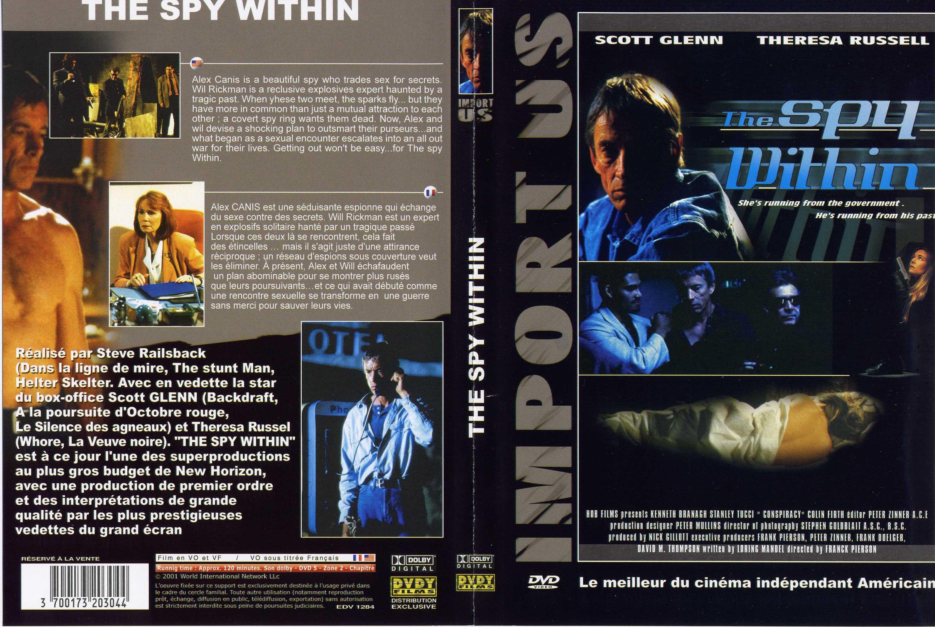Jaquette DVD The spy within