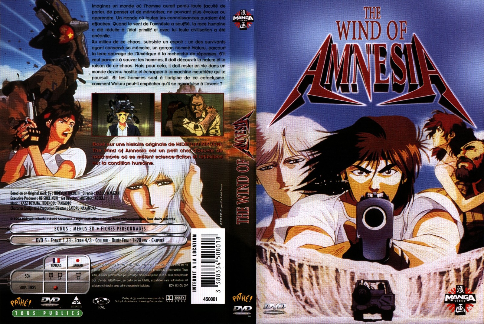 Jaquette DVD The wind of amnesia