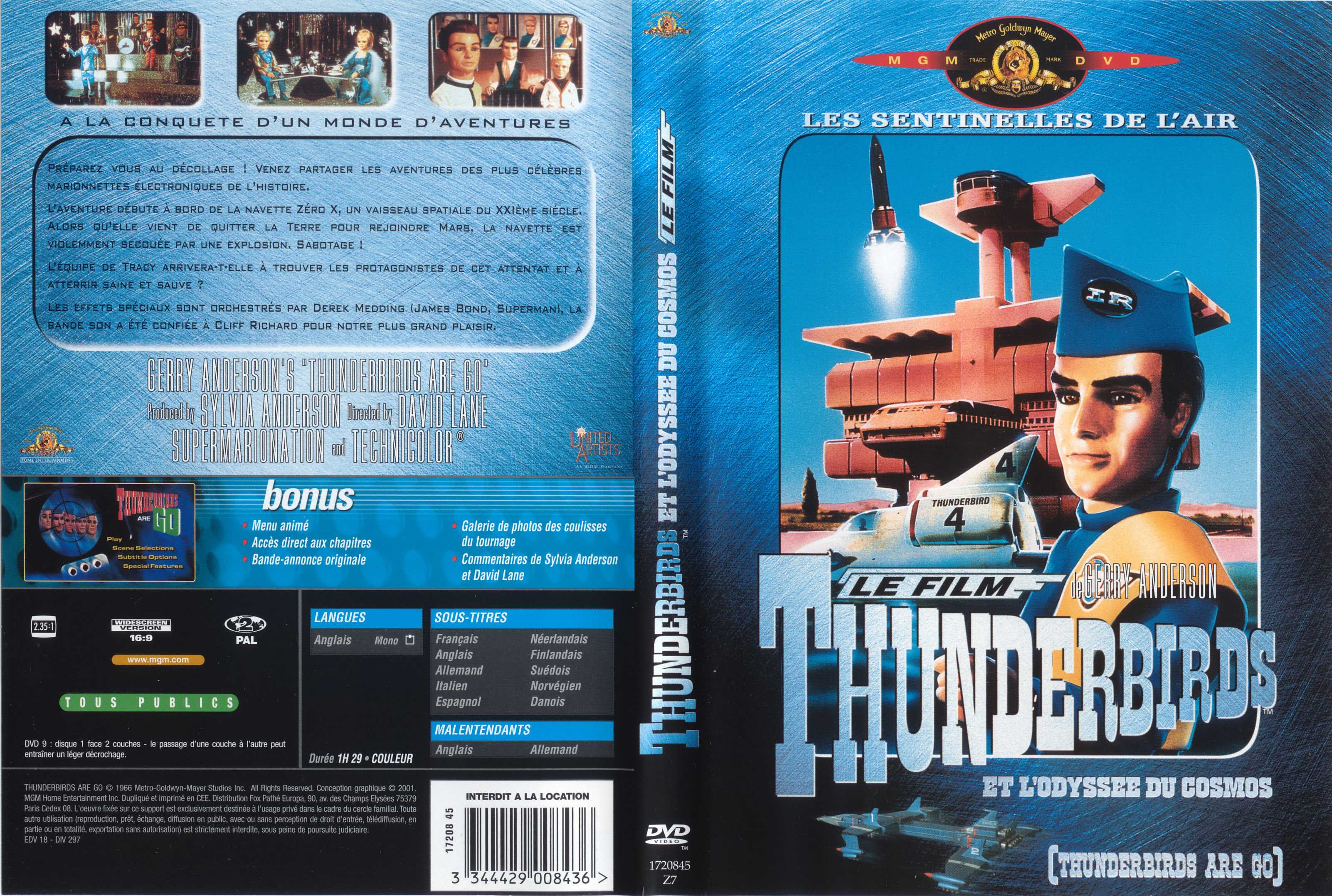 Jaquette DVD Thunderbirds l