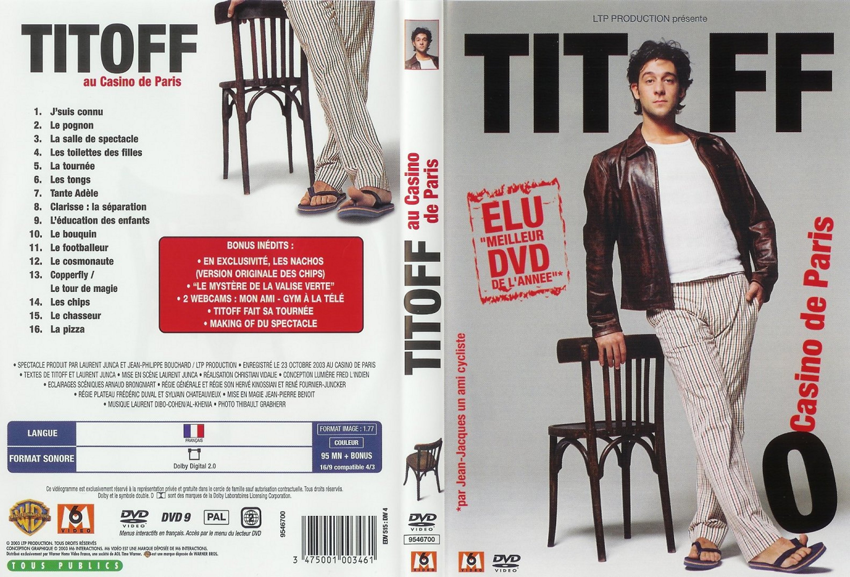 Jaquette DVD Titoff au Casino de Paris