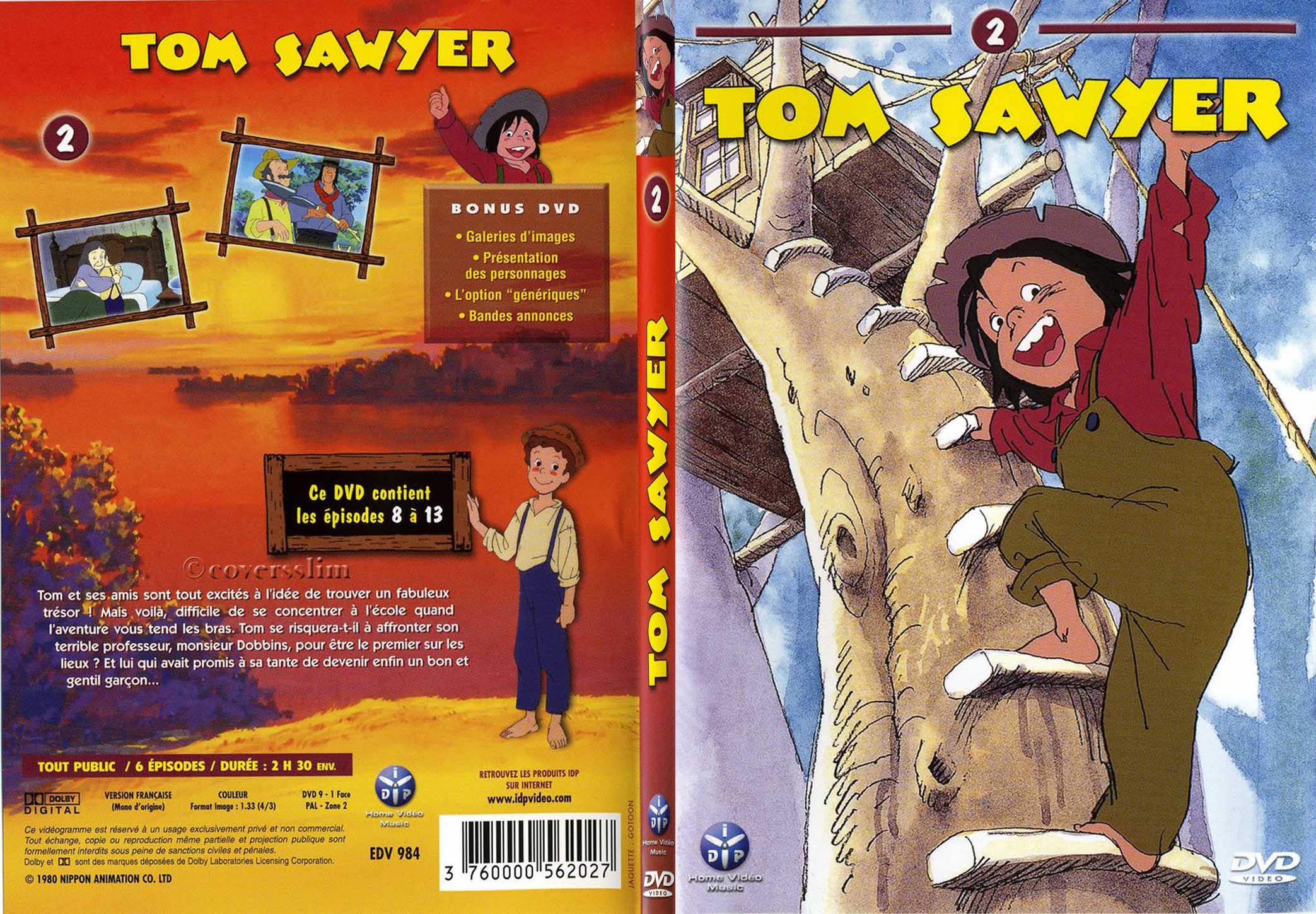 Jaquette DVD Tom Sawyer vol 2 - SLIM