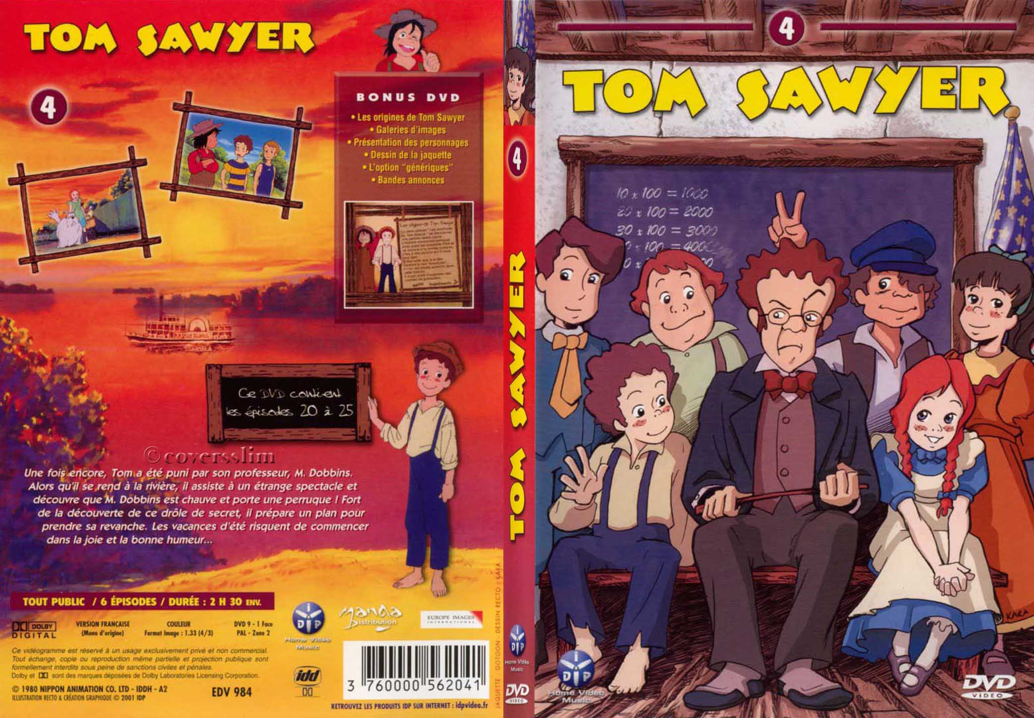 Jaquette DVD Tom Sawyer vol 4 - SLIM v2