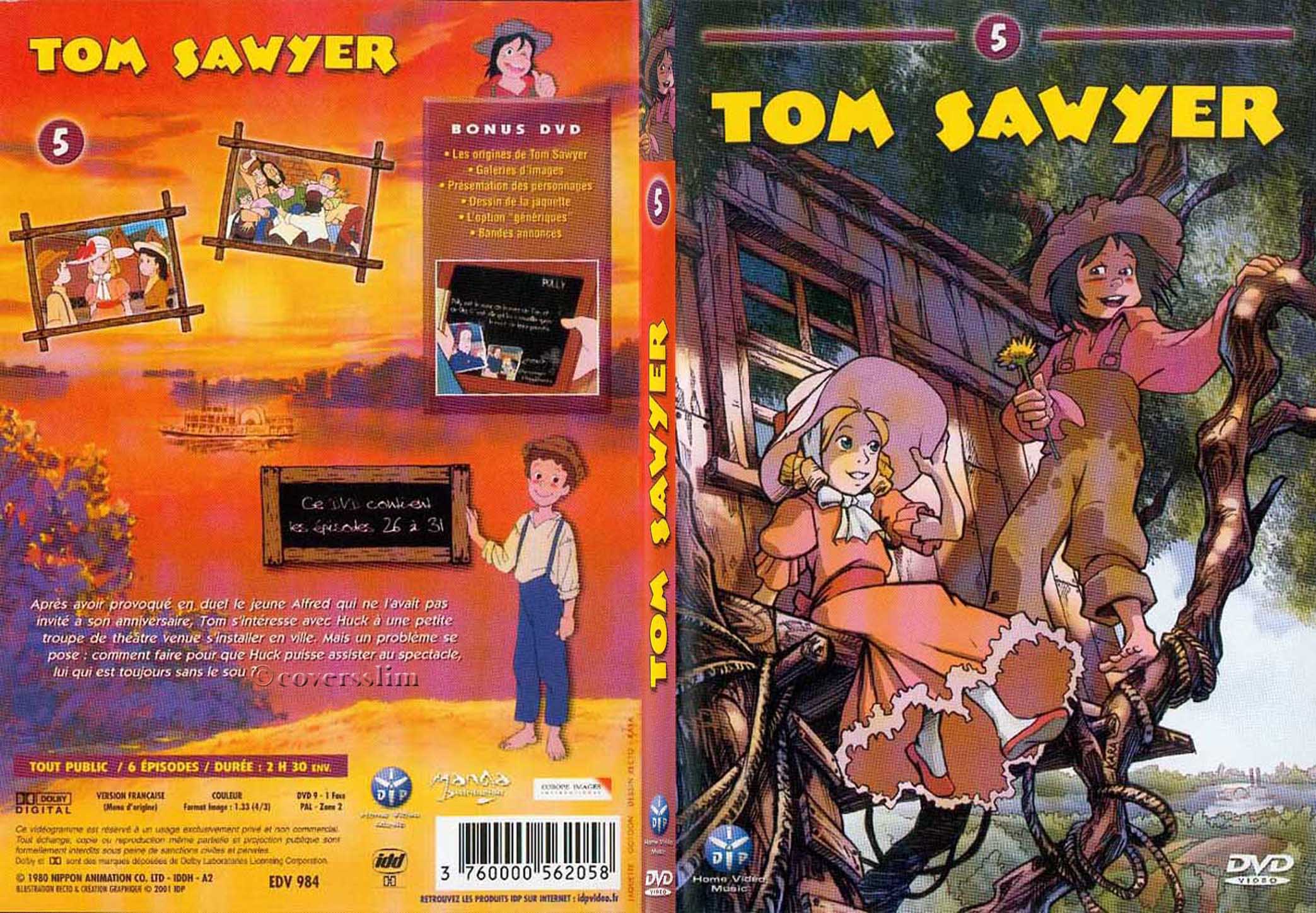 Jaquette DVD Tom Sawyer vol 5 - SLIM v2