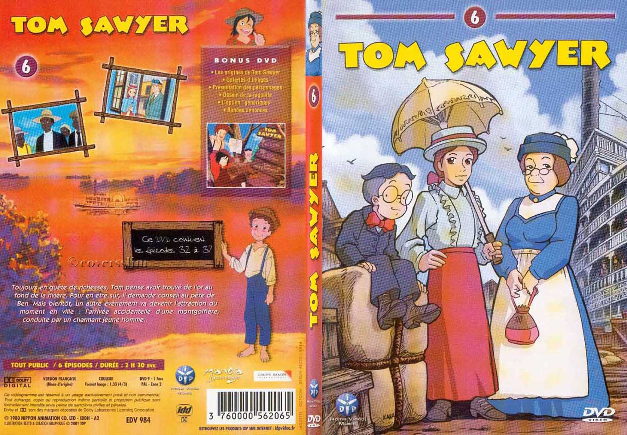 Jaquette DVD Tom Sawyer vol 6 - SLIM v2