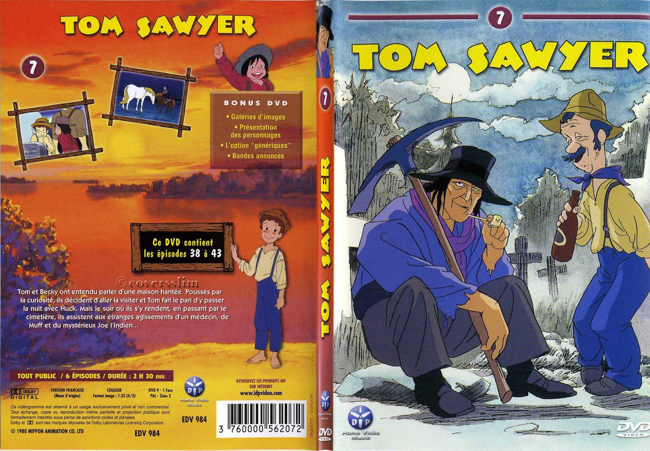 Jaquette DVD Tom Sawyer vol 7 - SLIM