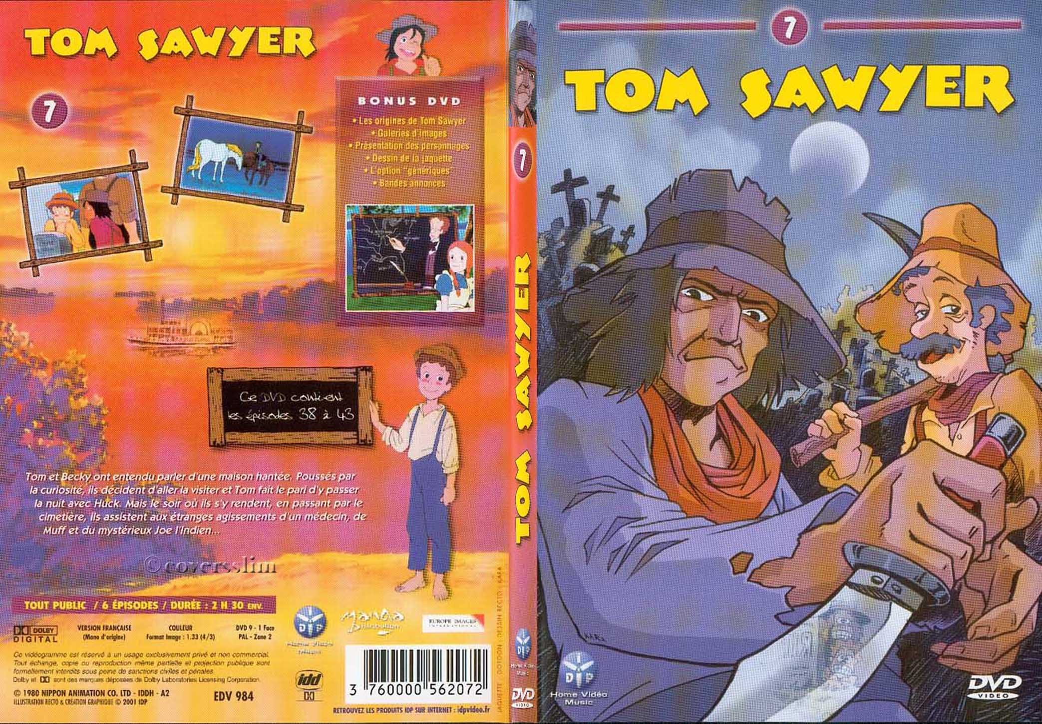 Jaquette DVD Tom Sawyer vol 7 - SLIM v2