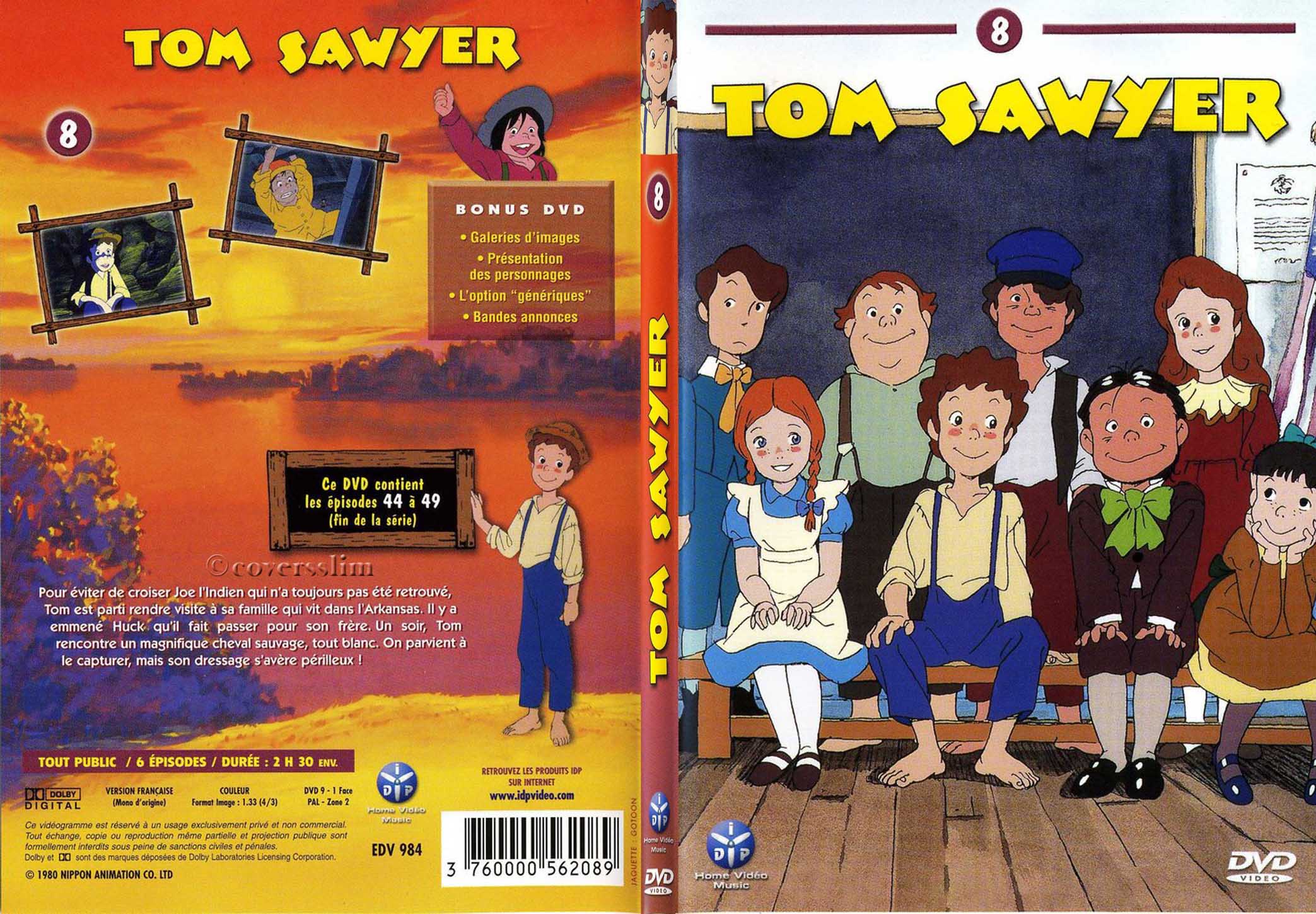 Jaquette DVD Tom Sawyer vol 8 - SLIM v2