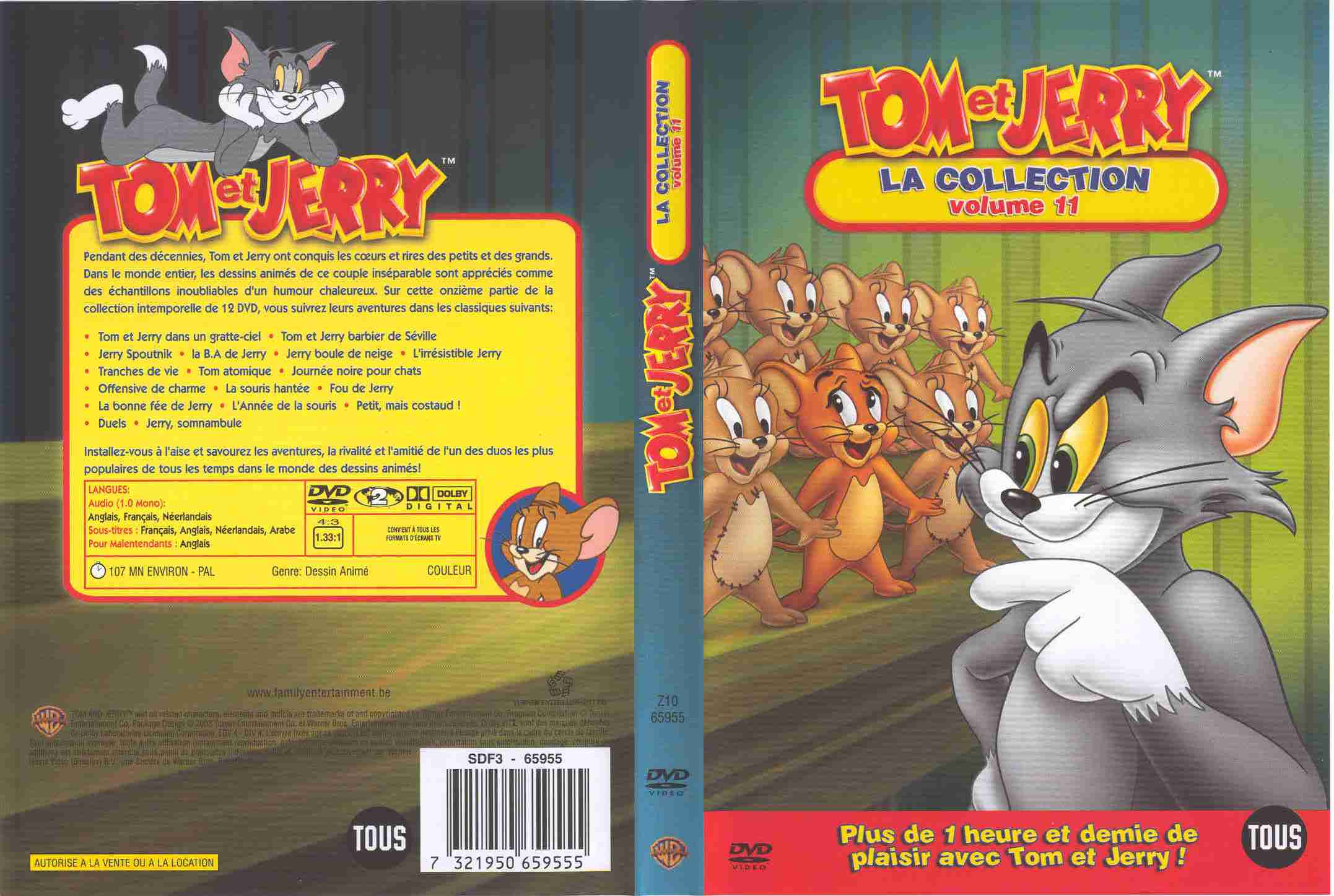 Jaquette DVD Tom et Jerry la collection vol 11