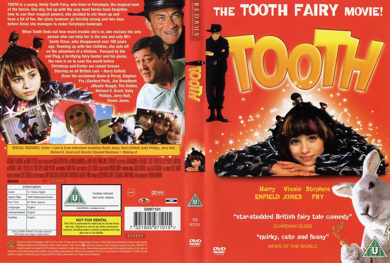 Jaquette DVD Tooth ou la petite fee de la dent de lait et le mystere de noel
