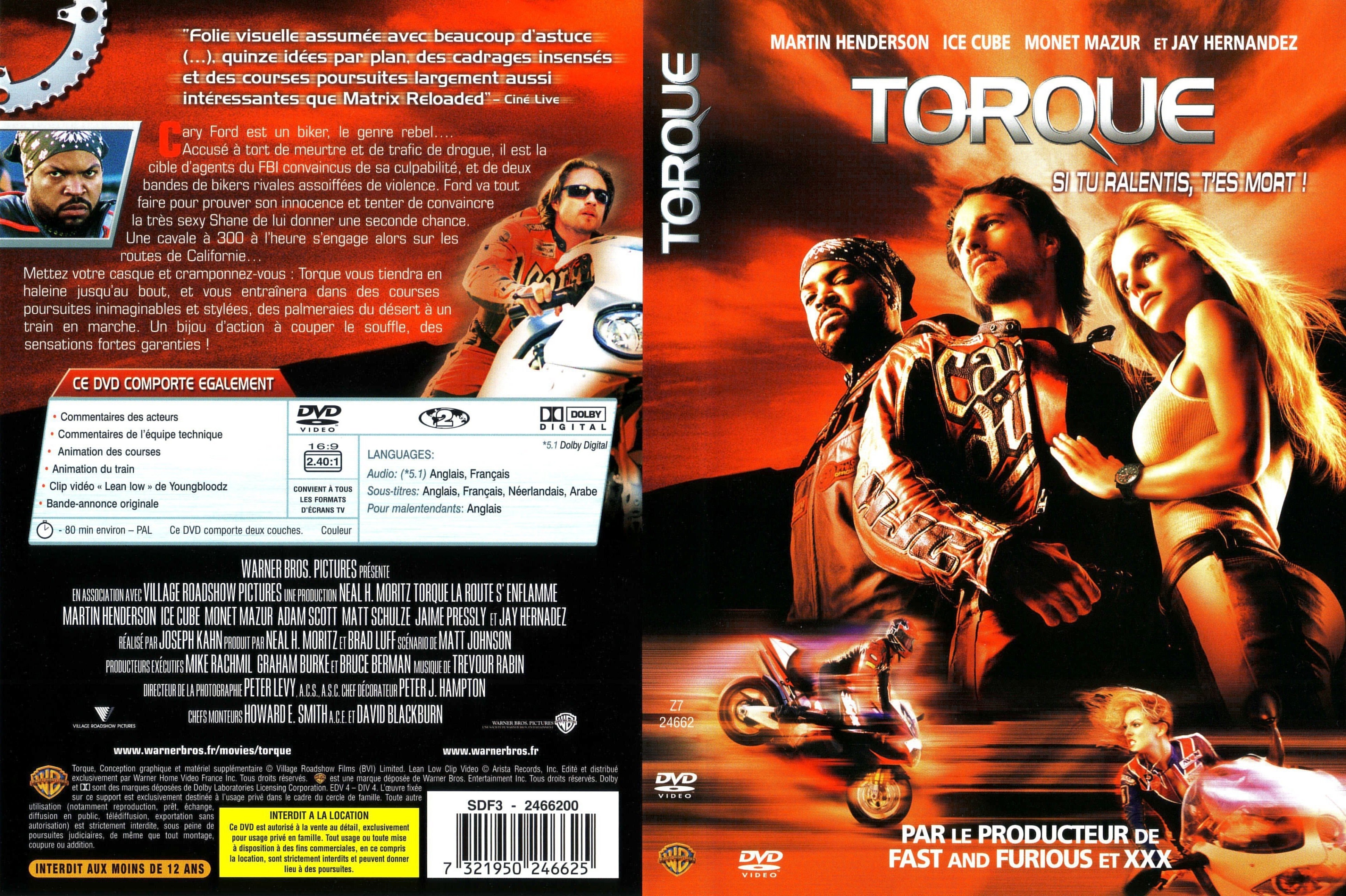 Jaquette DVD Torque