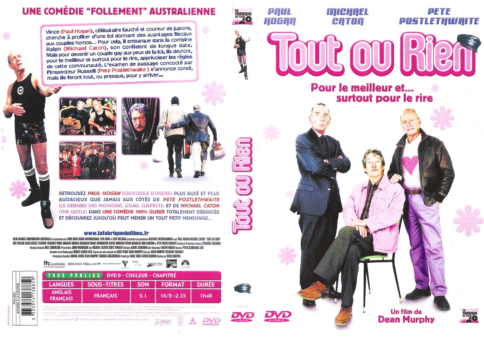 Jaquette DVD Tout ou rien