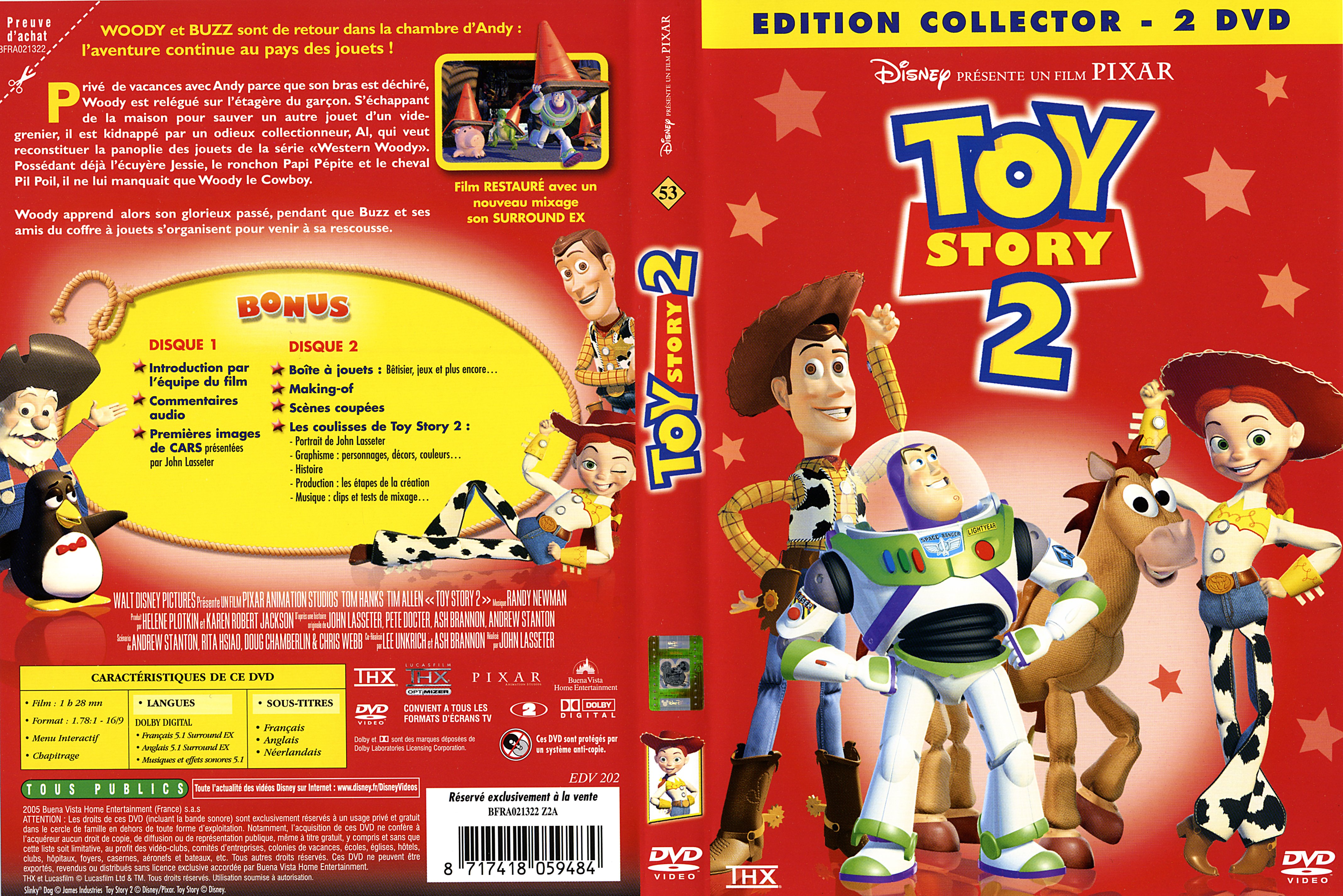 Jaquette DVD Toy Story 2.
