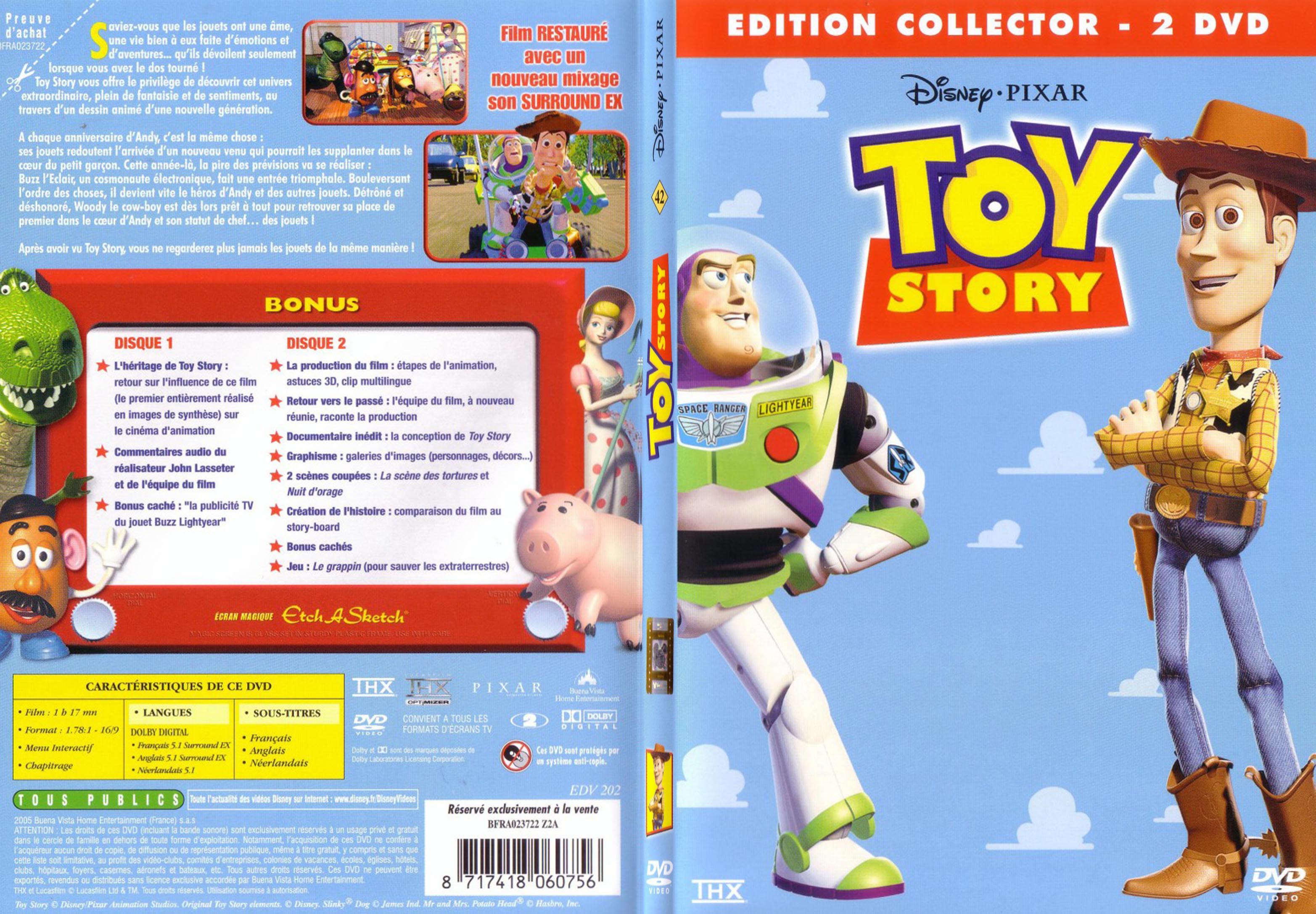 Jaquette DVD Toy story - SLIM