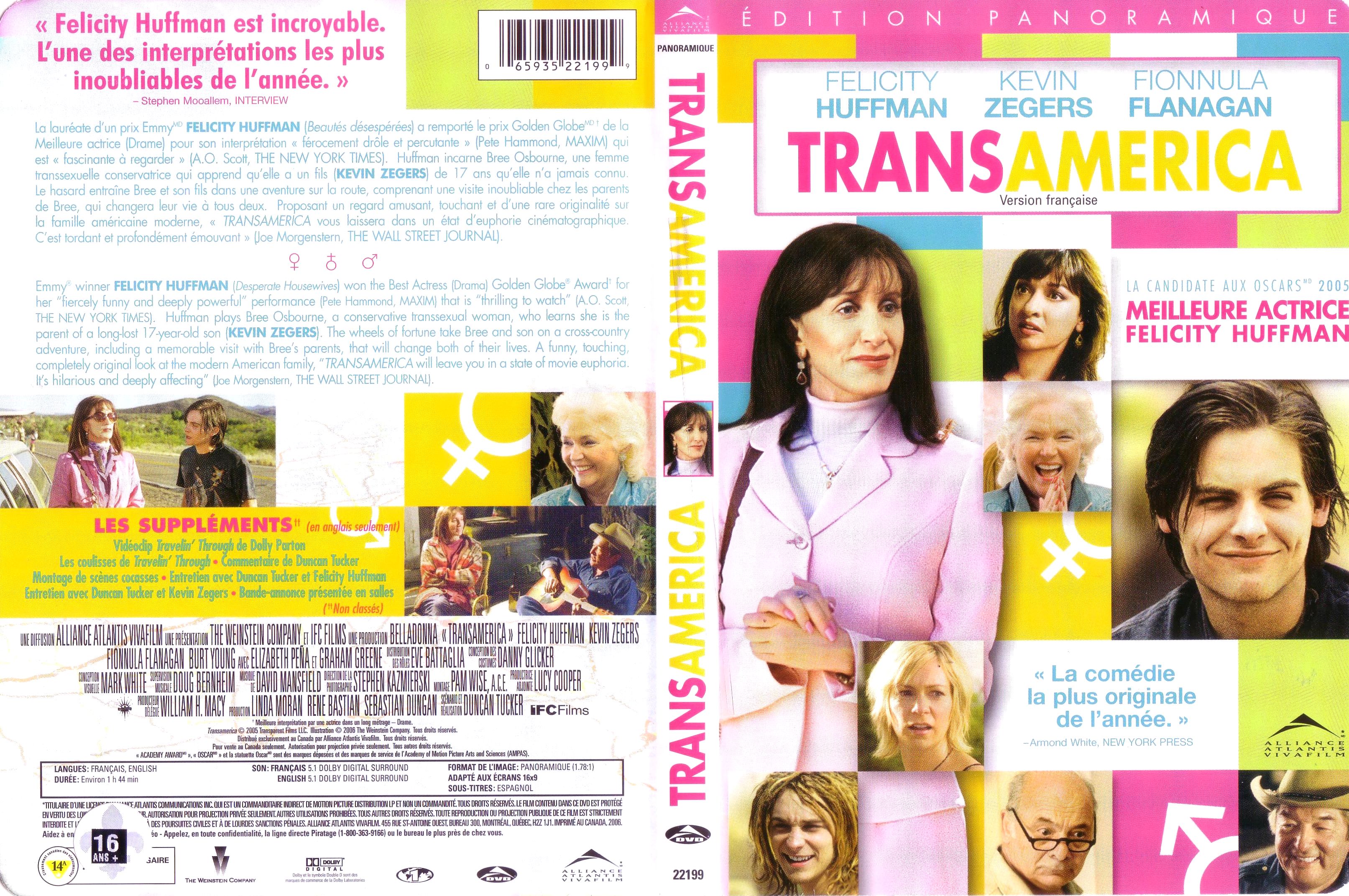 Jaquette DVD Transamerica