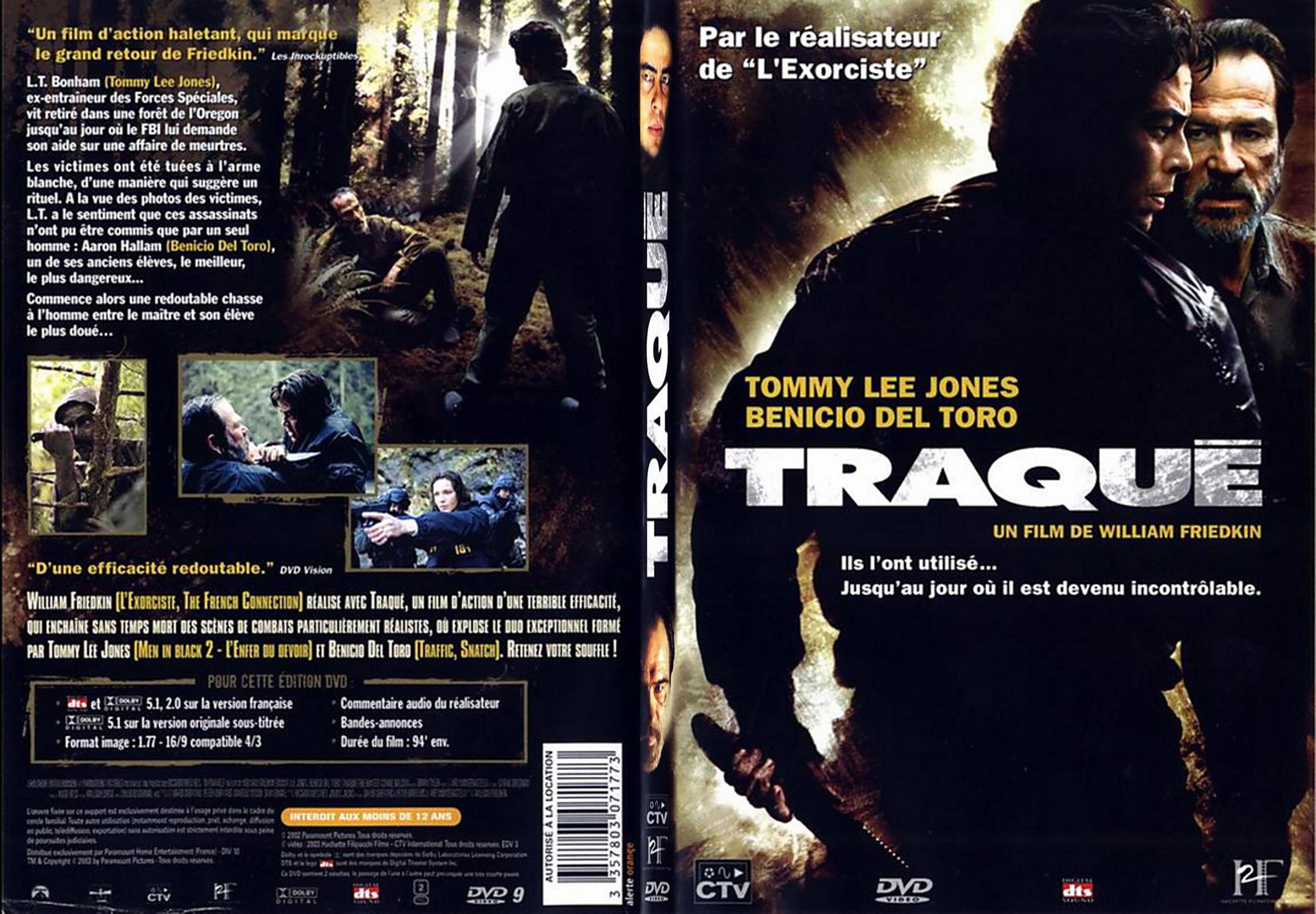 Jaquette DVD Traqu - SLIM