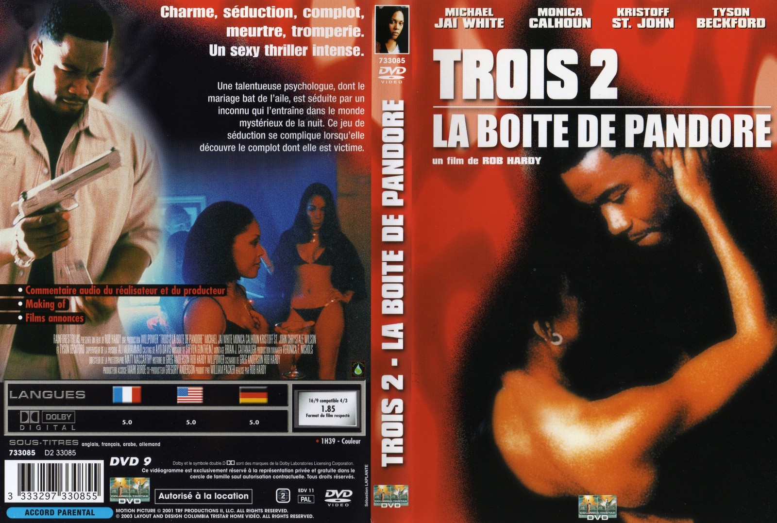 Jaquette DVD Trois 2 La boite de pandore