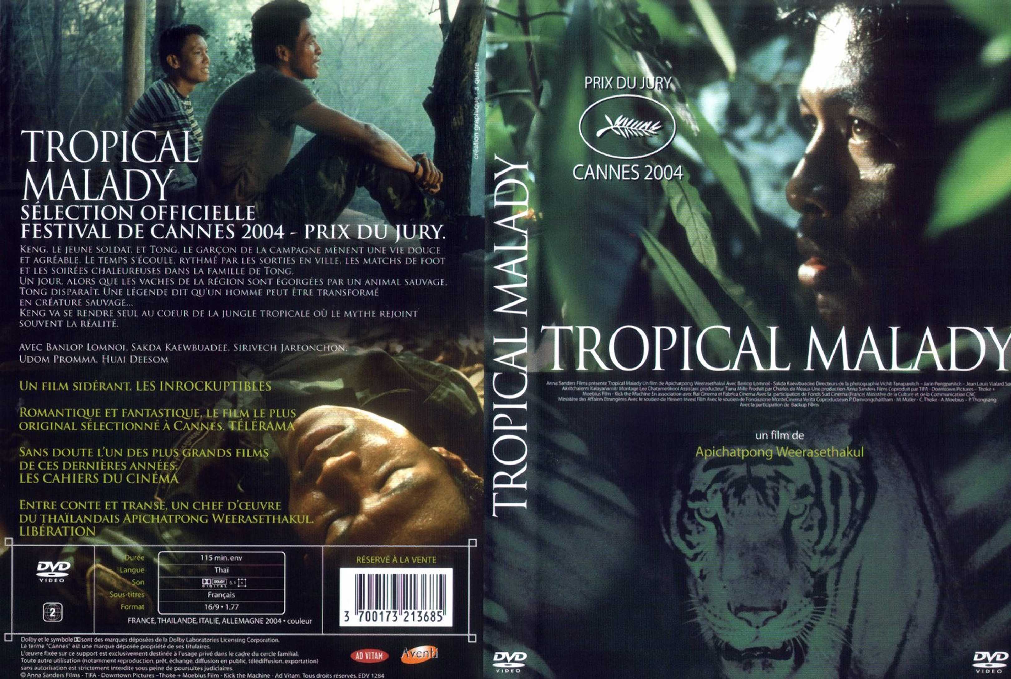 Jaquette DVD Tropical malady