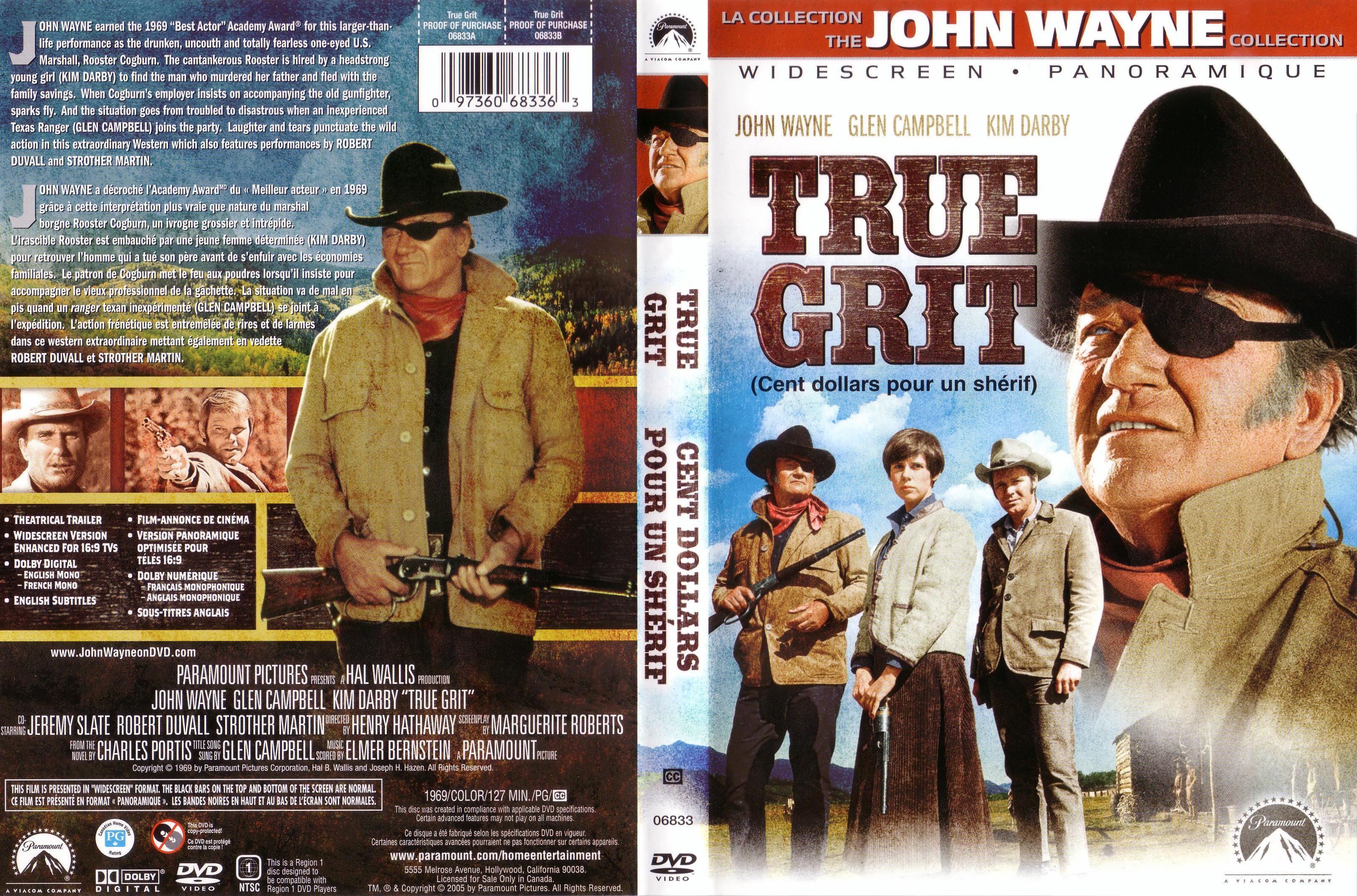 Jaquette DVD True Grit