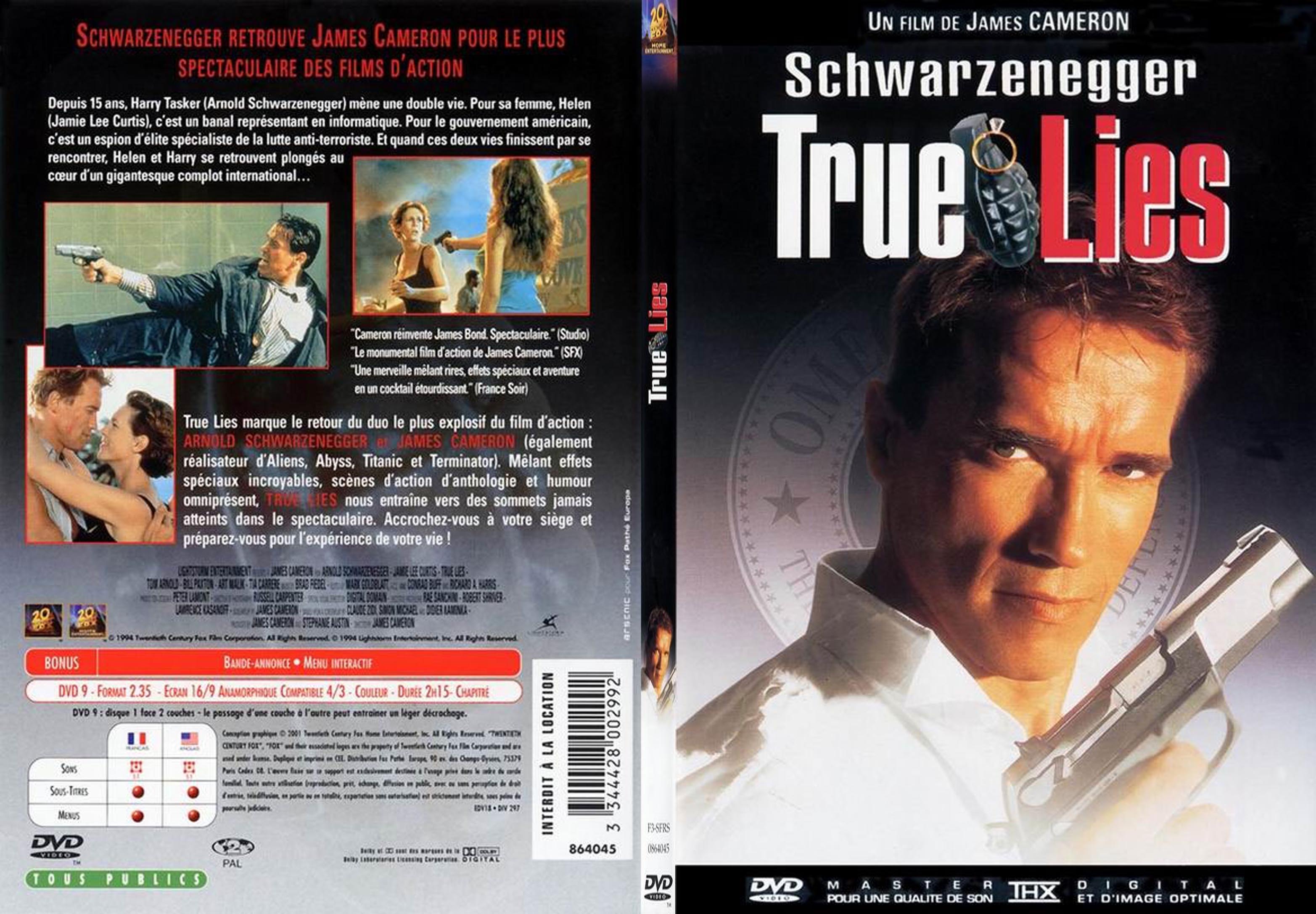 Jaquette DVD True lies - SLIM