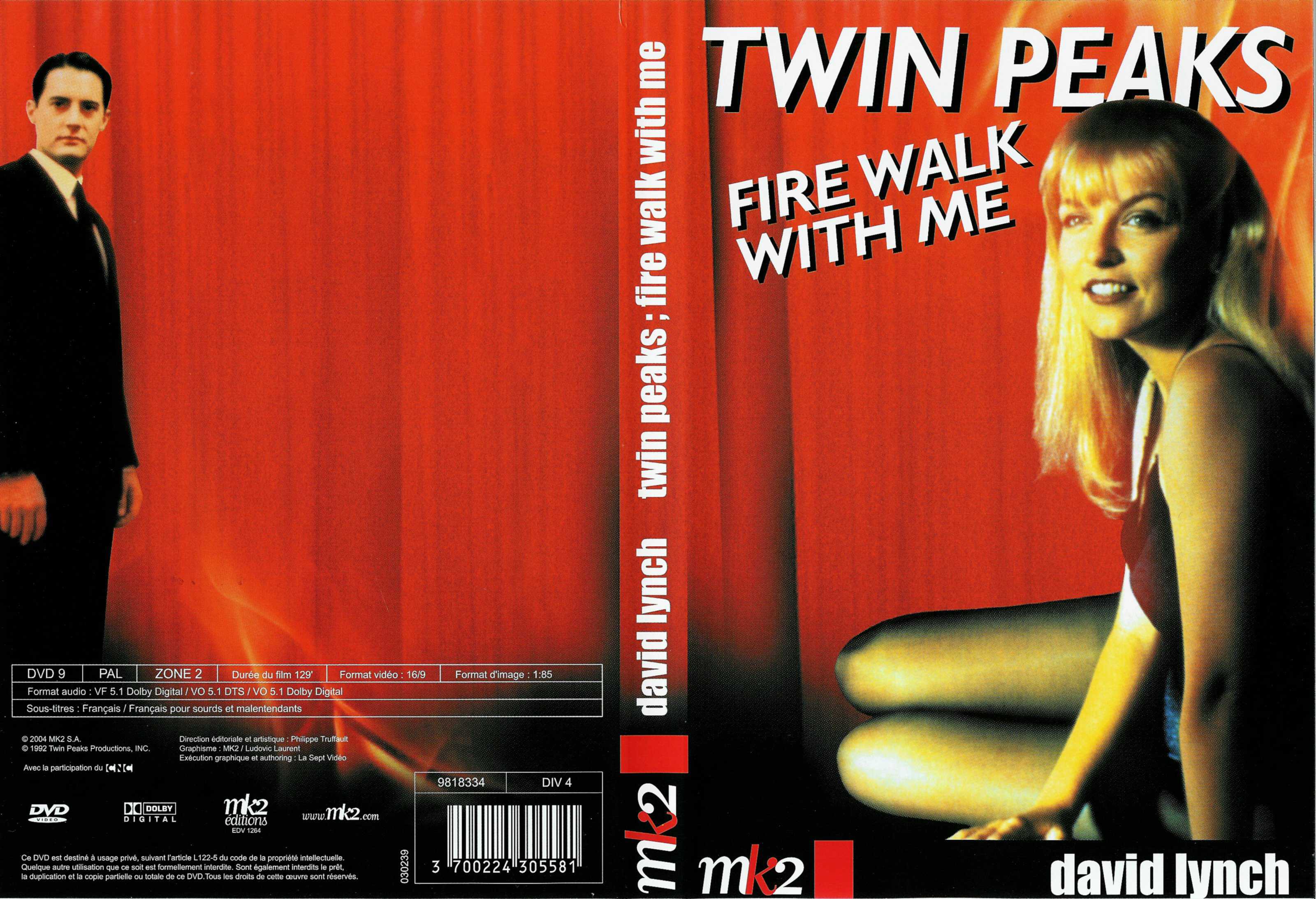 Jaquette DVD Twin peaks