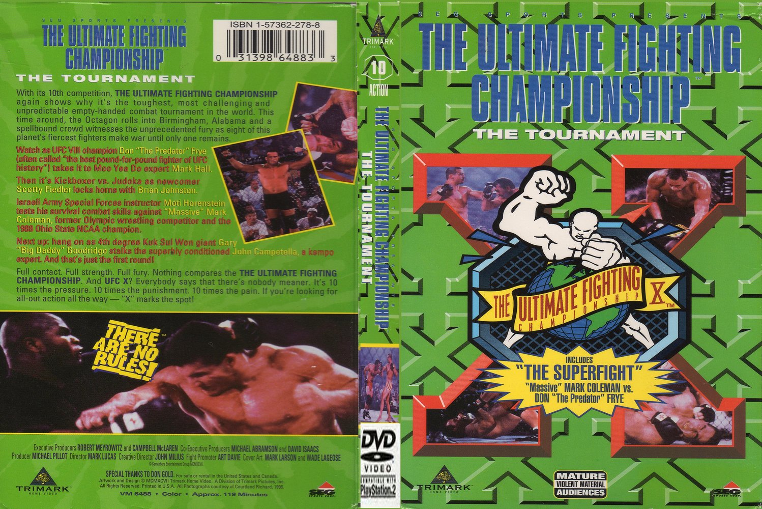 Jaquette DVD Ufc 10 The tournament